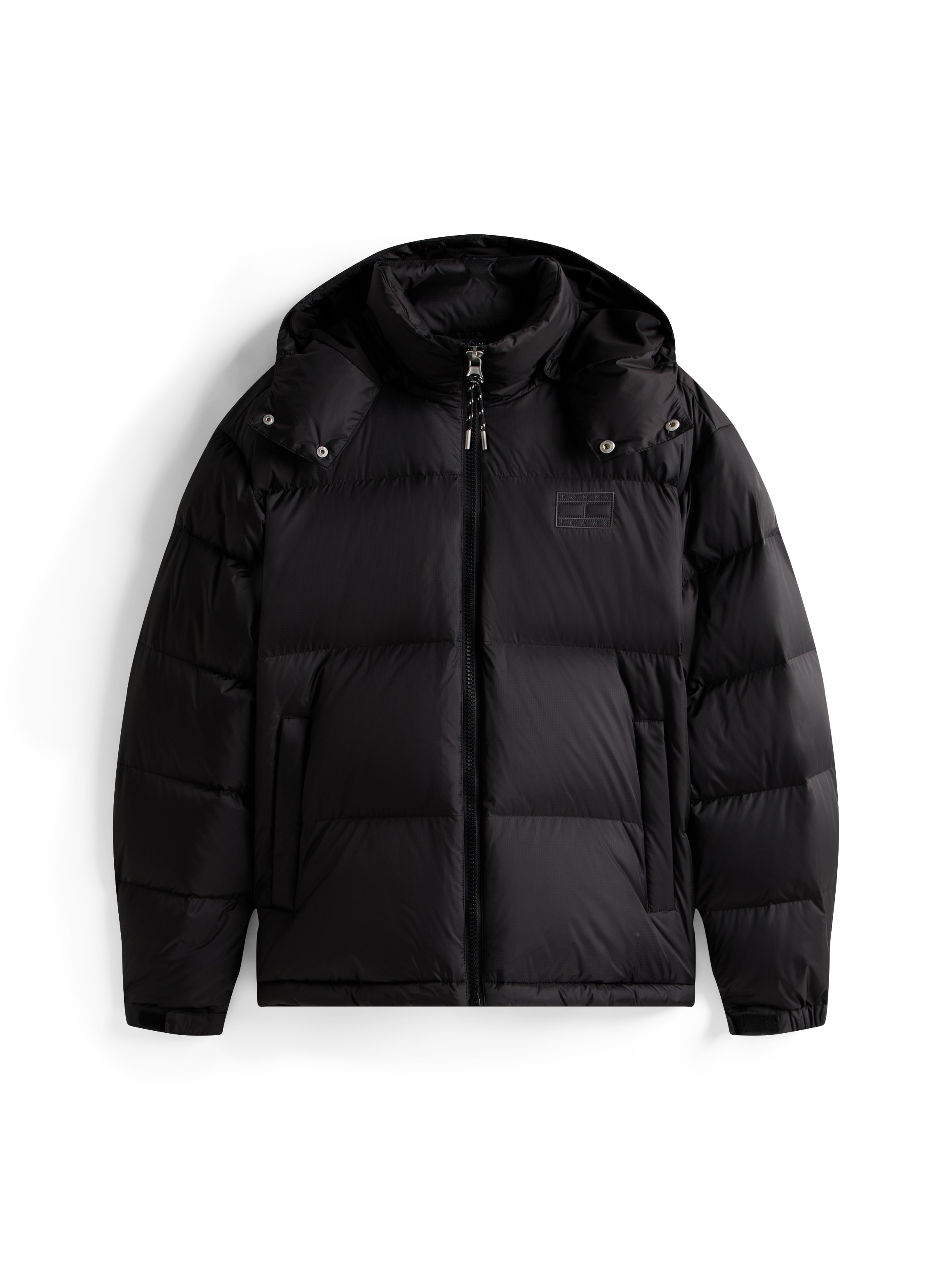 Tommy Jeans Steppjacke »ALASKA DOWN PUFFER«, mit Kapuze, Daunenjacke, Übergangsjacke Regular fit mit abnehmbarer Kapuze