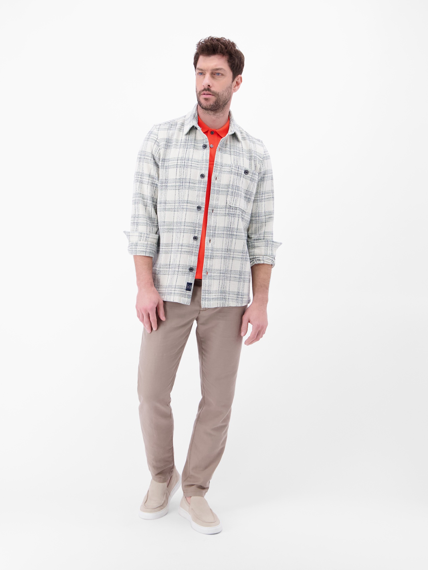 LERROS Poloshirt »Poloshirt mit Waffelstruktur aus 100 % Baumwolle«