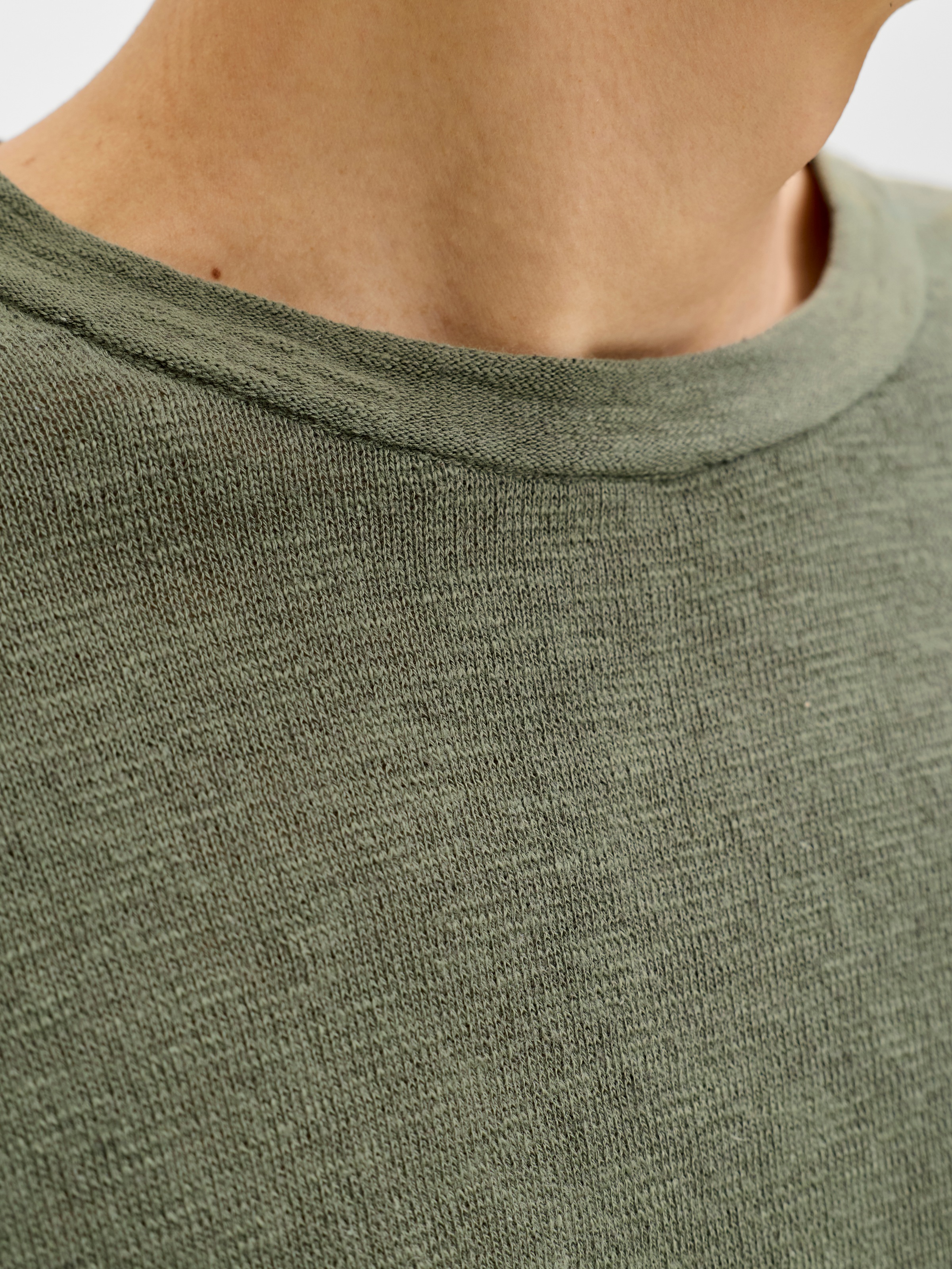 Jack & Jones Rundhalspullover »JJESUMMER KNIT CREW NECK SN« mit Rundhalsausschnitt