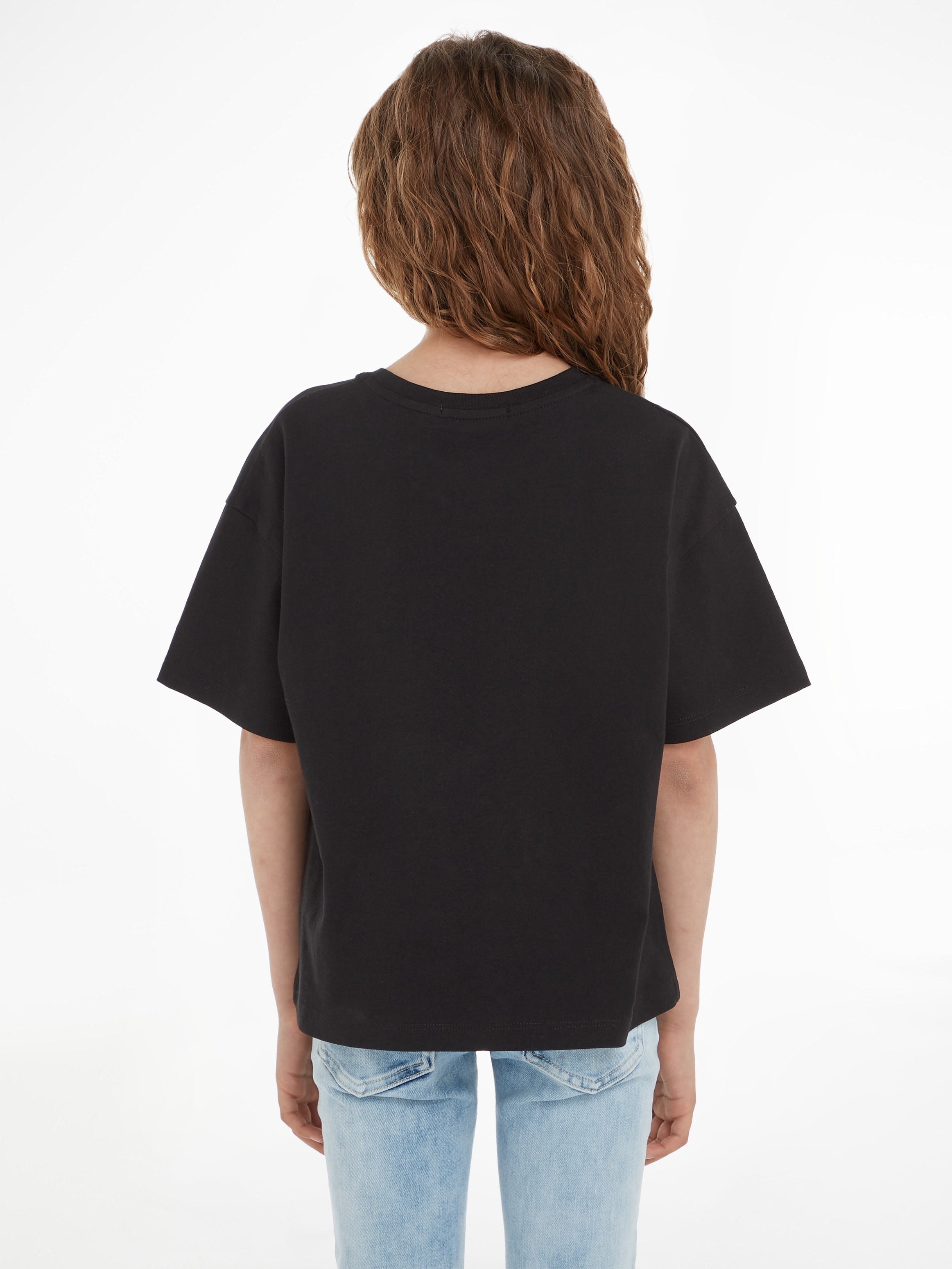 Calvin Klein Jeans T-Shirt »METALLIC CKJ BOXY T-SHIRT«, für Kinder bis 16 Jahre