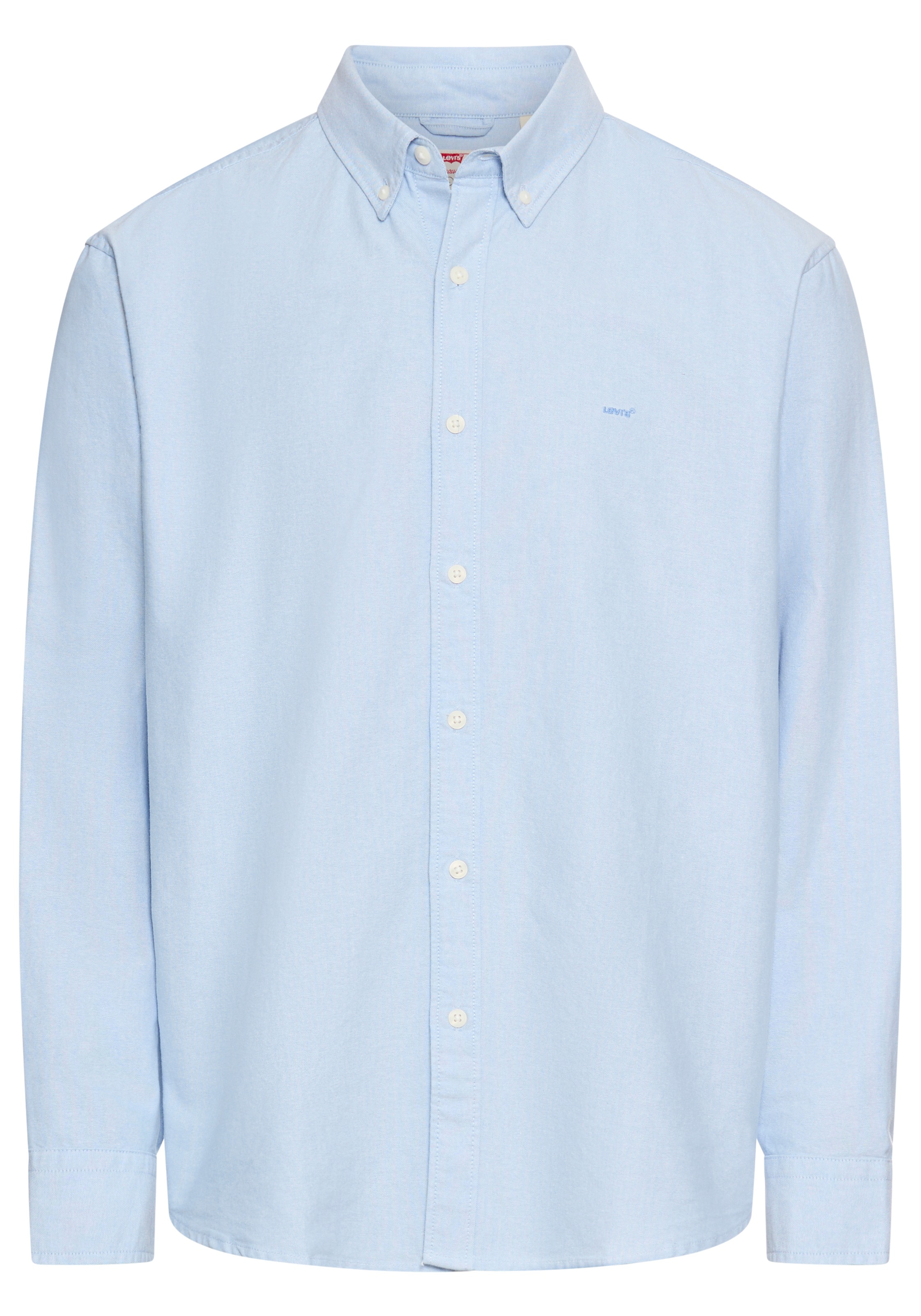 Levi's® Langarmhemd »AUTHENTIC BUTTON DOWN«, mit Ton-in-Ton Logostickerei auf der Brust