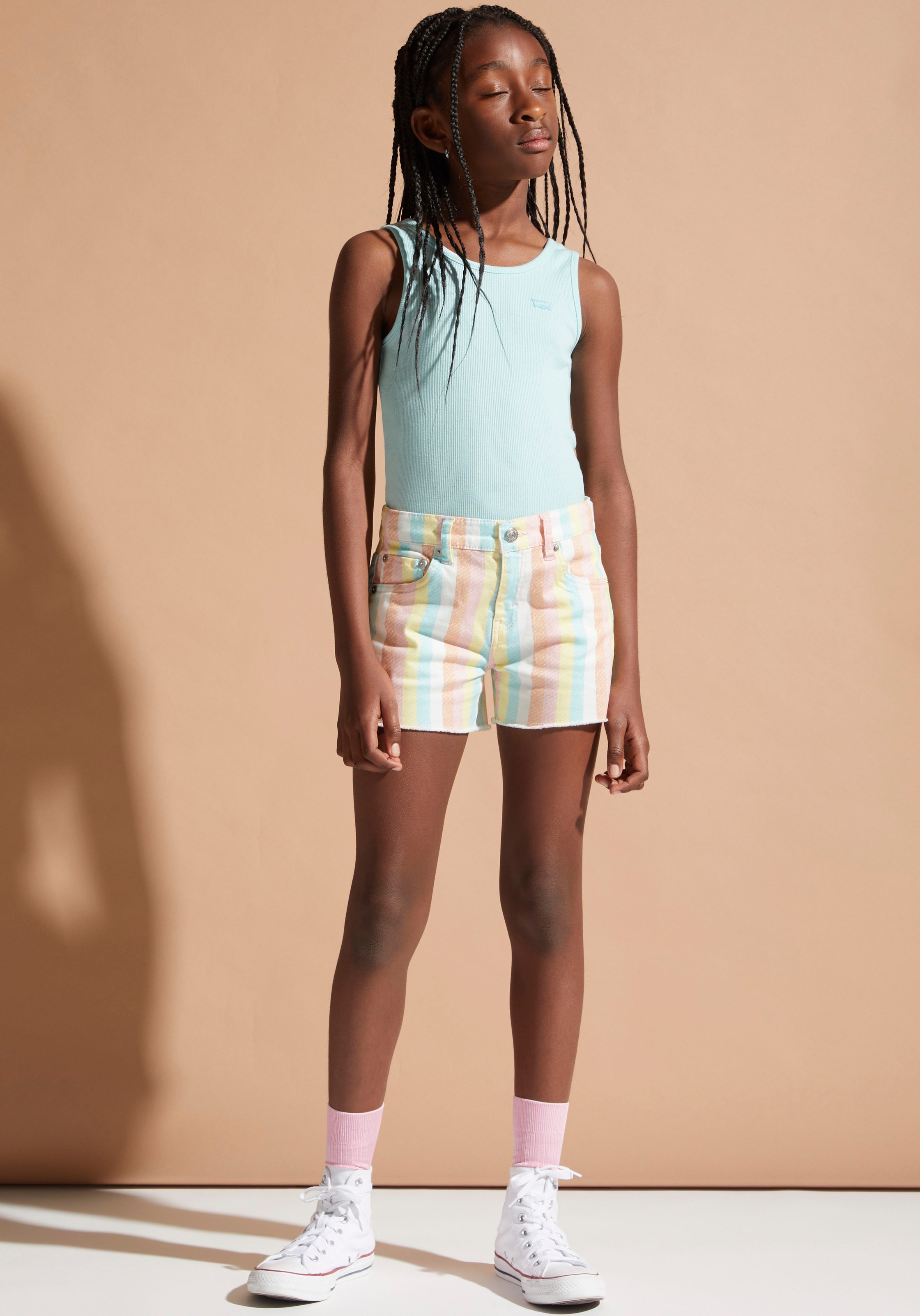 Levi's® Kids Shorts, mit farbigem Streifenmuster for GIRLS