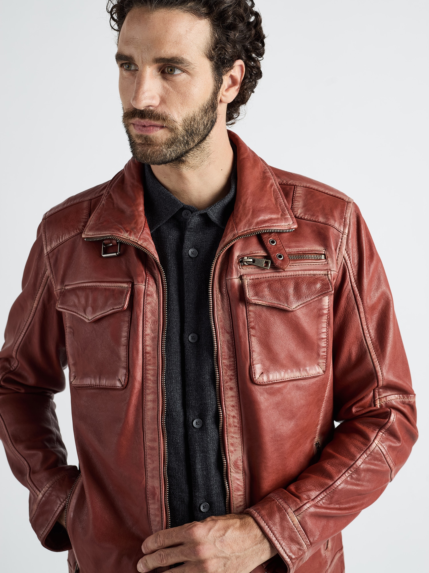JCC Bikerjacke »Lederjacke 31020345«