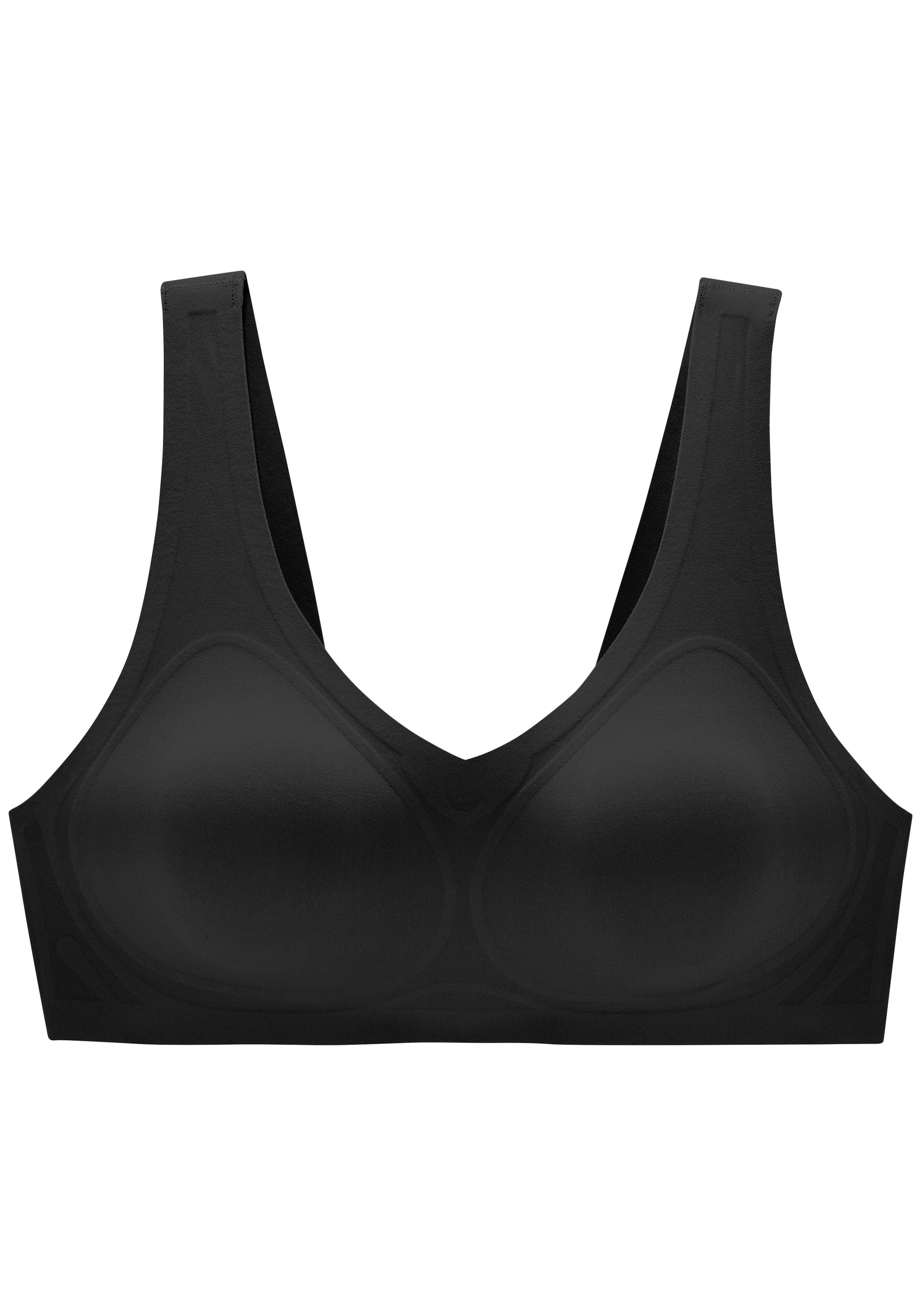 Nuance Bralette-BH SEAMLESS, ohne Bügel mit herausnehmbaren Kissen, Basic