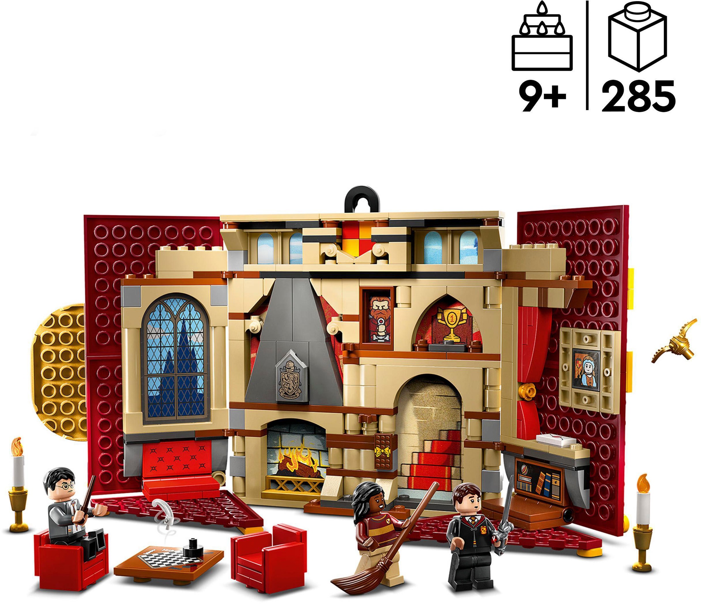LEGO® Konstruktionsspielsteine »Hausbanner Gryffindor (76409), LEGO® Star Wars™«, (285 St.)