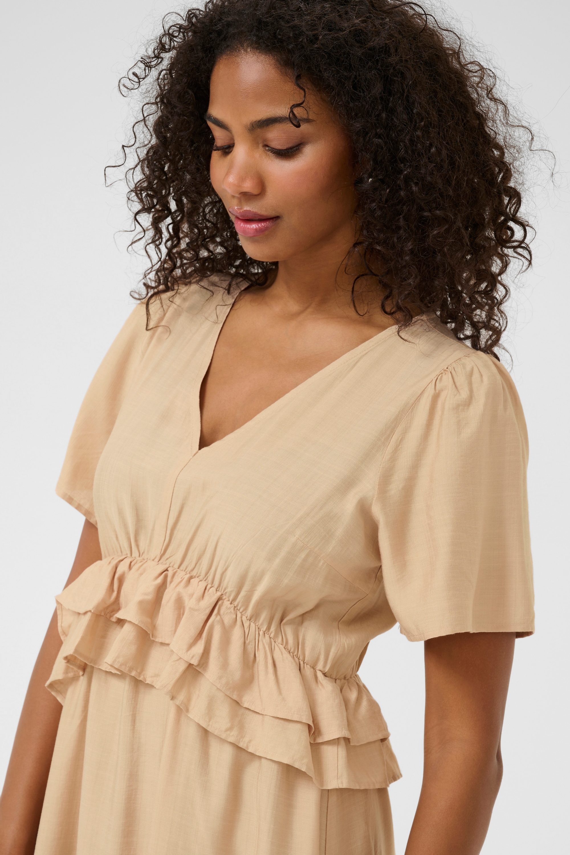 KAFFE Midikleid »Kleid KAjasmin«
