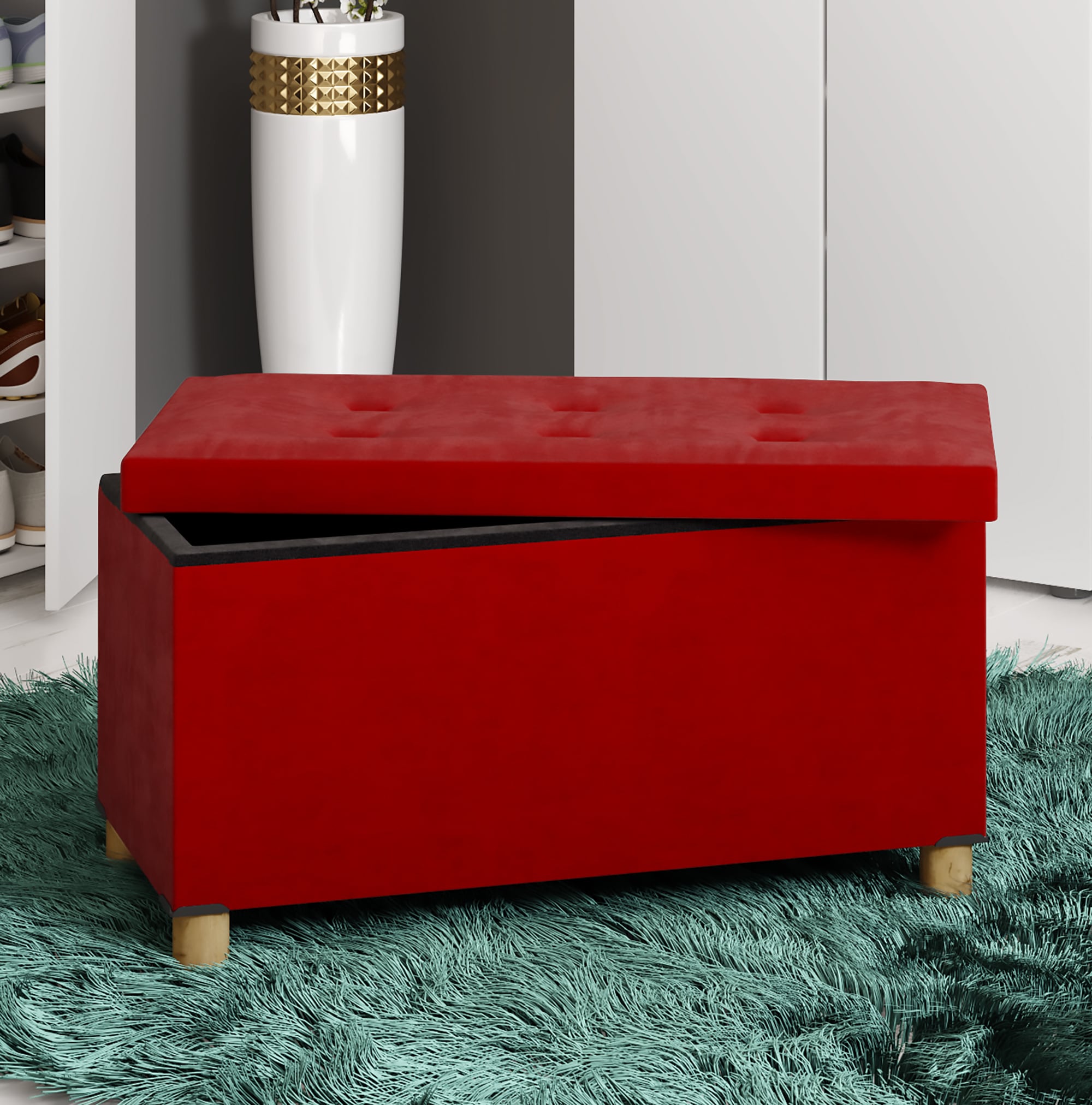 VCM Sitztruhe »Stoff Sitztruhe Sitzbank Truhe Box Kiste Sizos L« VCM Sizos, 1 tlg.