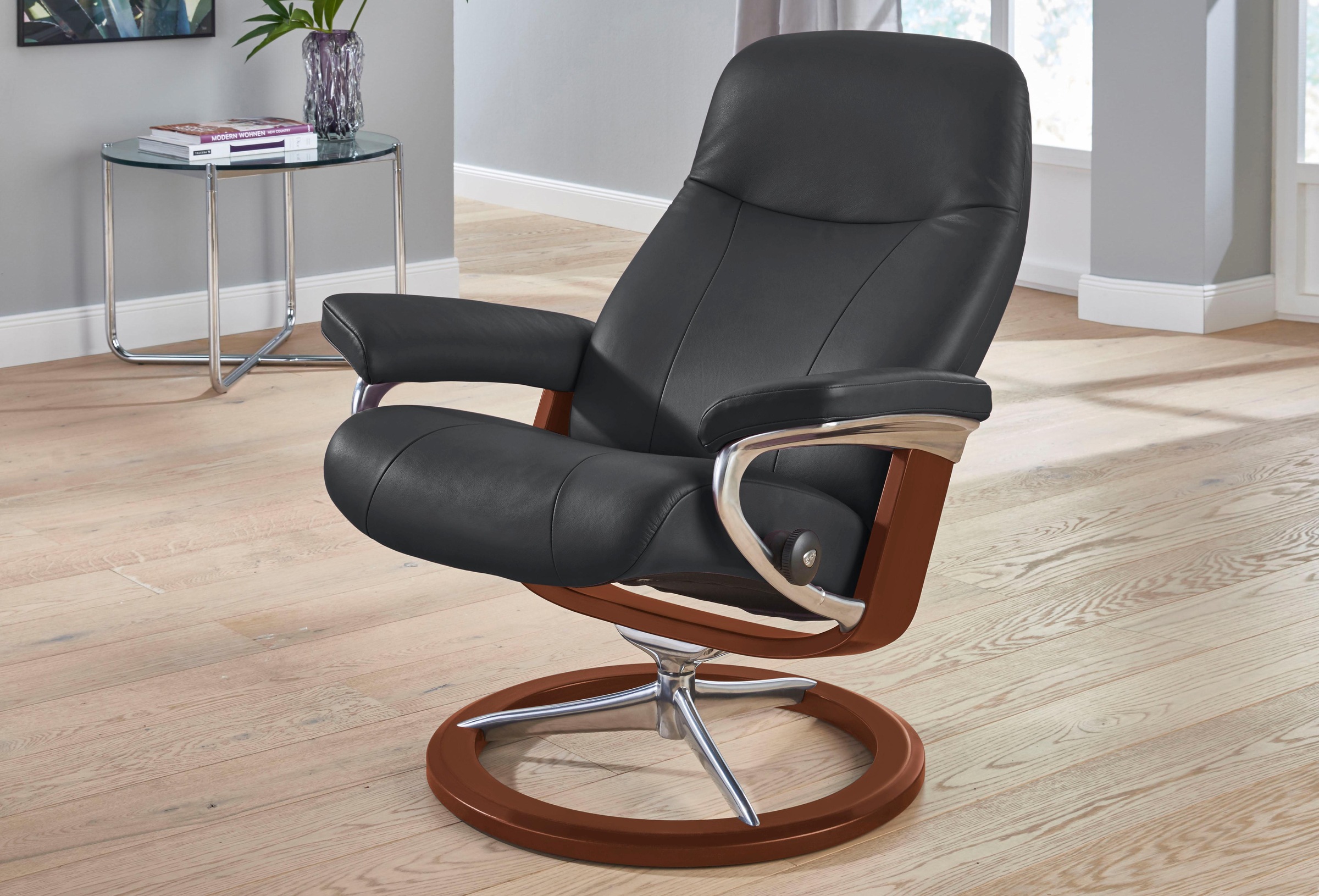 Stressless® Relaxsessel »Garda«, mit Signature Base, Größe M, Gestell Braun