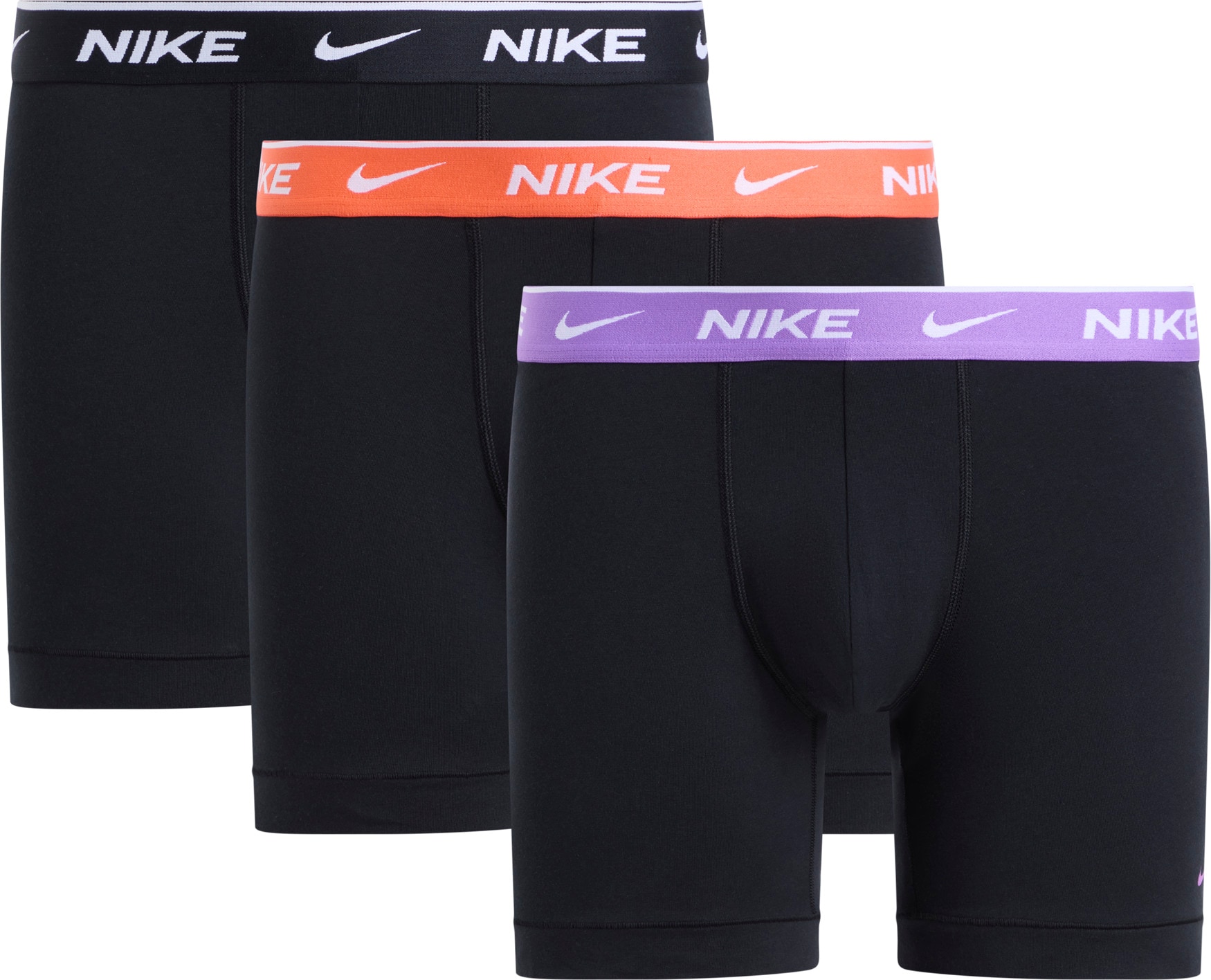 NIKE Underwear Boxer »BOXER BRIEF 3PK« Packung, 3er, 3 Stk. mit Logo-Elastikbund