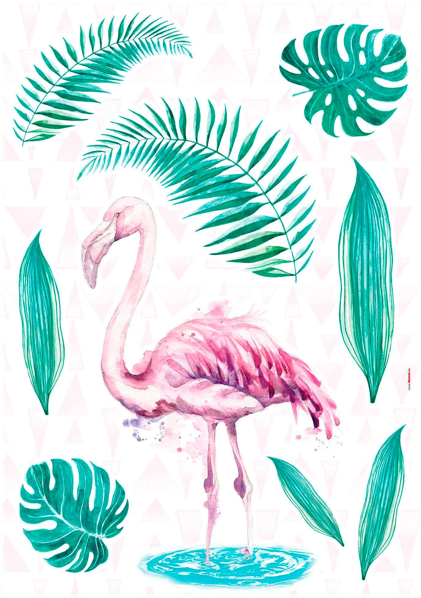 St.), (9 online »Flamingo«, Wandtattoo bei Höhe), Komar selbstklebendes 50x70 cm (Breite x OTTO Wandtattoo