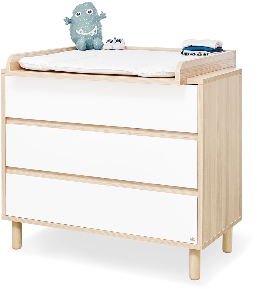 Pinolino® Babymöbel-Set »Flow«, 2 Wickelkommode; OTTO Europe mit Kinderbett, bei in und Kinderbett (Spar-Set, St., Wickelkommode), Made