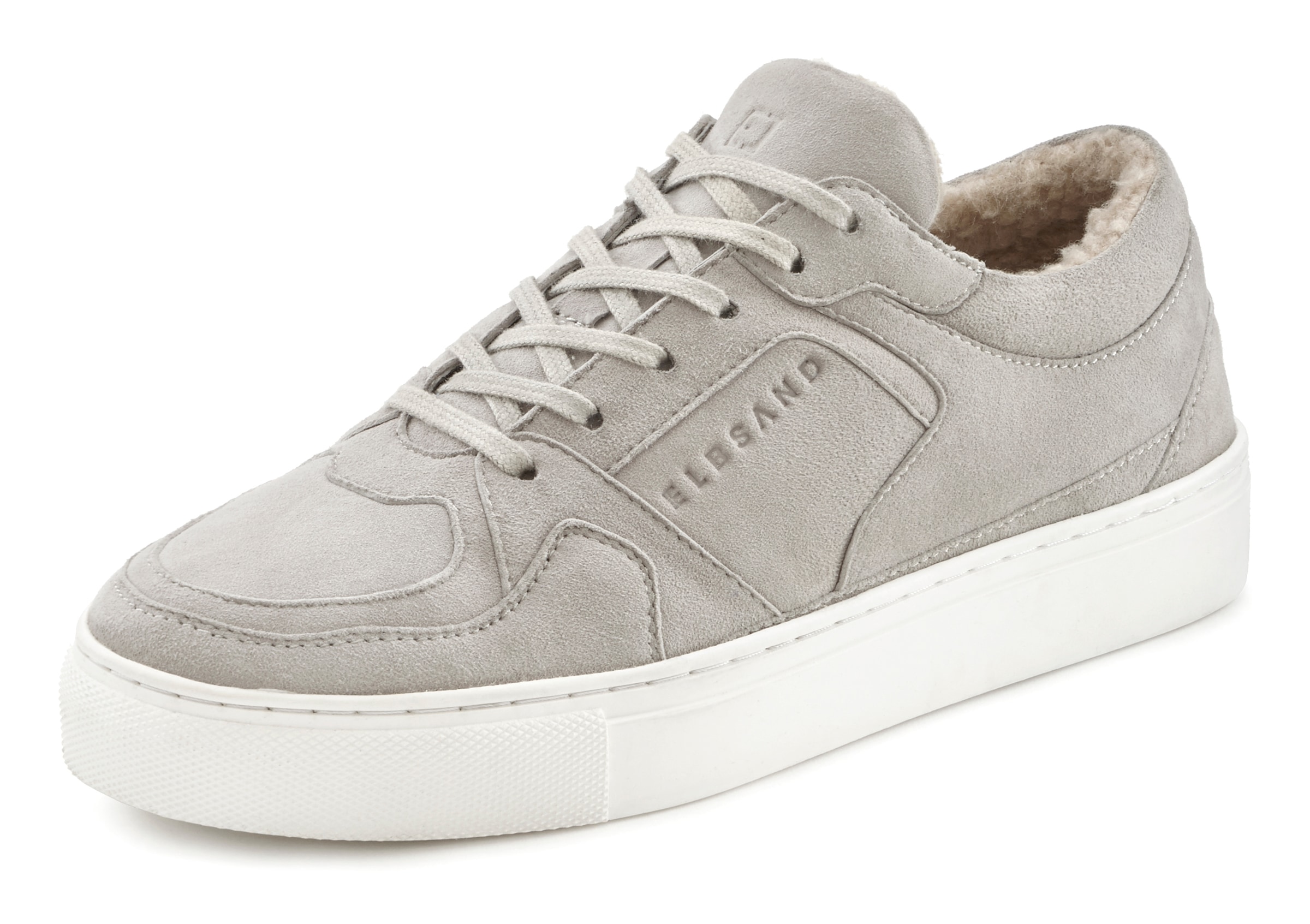 Elbsand Sneaker, aus Leder mit kuscheligem Innenfutter