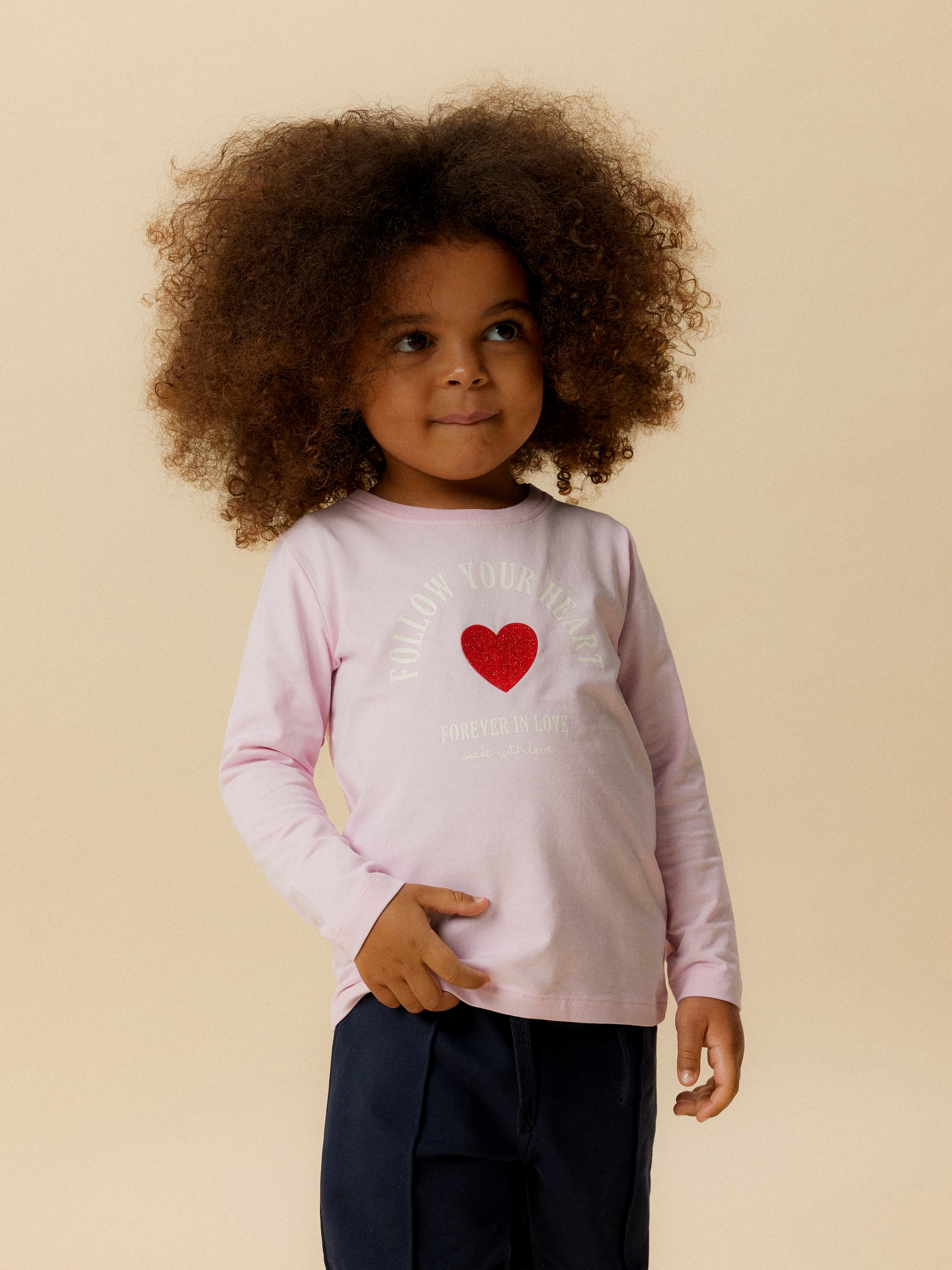 Name It Langarmshirt »NMFLIRA LS TOP BOX«