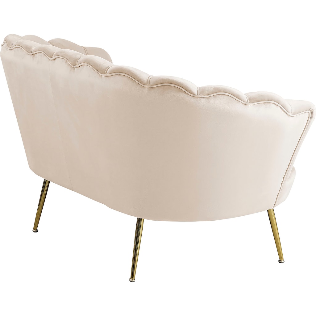 SalesFever 2-Sitzer »Clam«, extravagantes Muscheldesign, Breite 136 cm