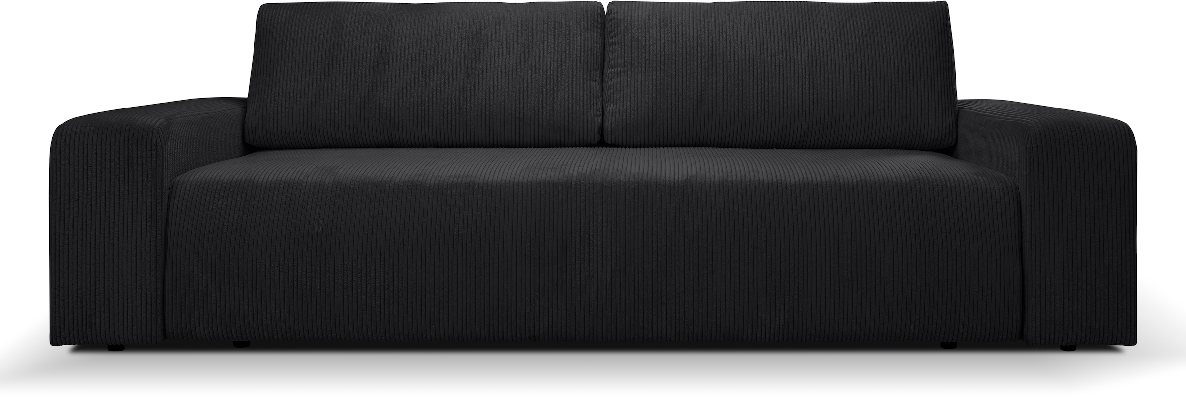 WERK2 Schlafsofa »Hugo«, Design 2-Sitzer Sofa in Cord mit Schlaffunktion & Bettkasten