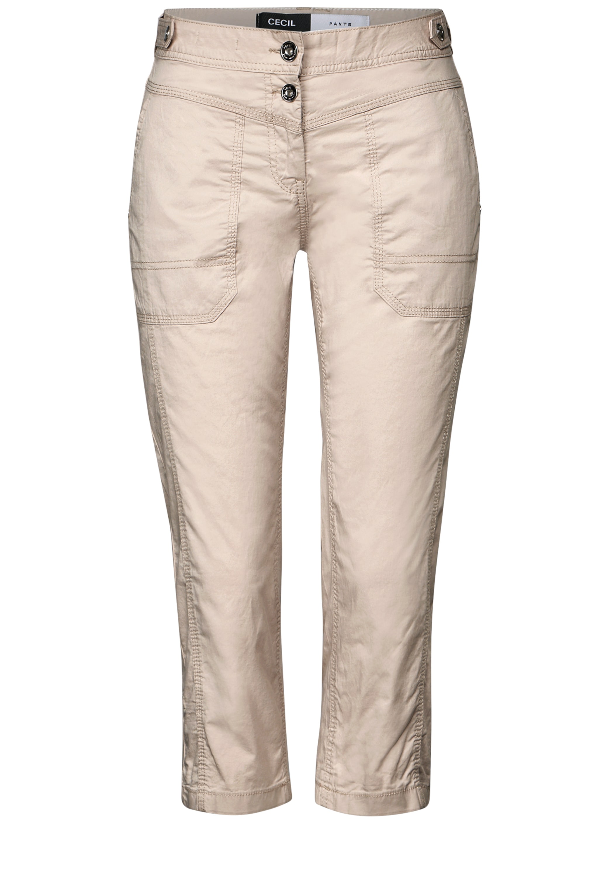 Cecil Caprihose »Style New York«, mit Knopfdetails am Bund
