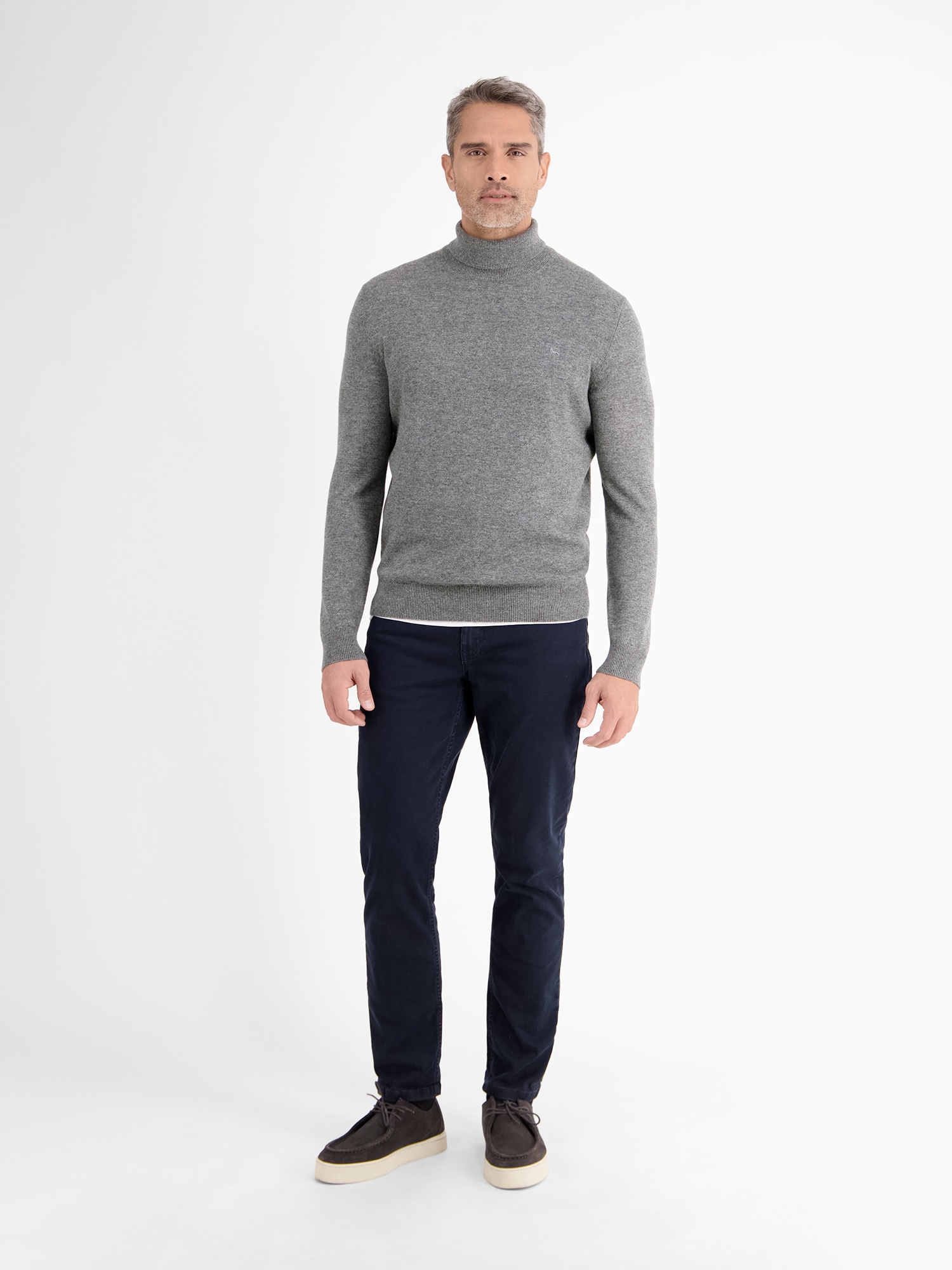 LERROS Strickpullover »LERROS Schurwoll-Rollkragenpullover mit Kaschmiranteil«