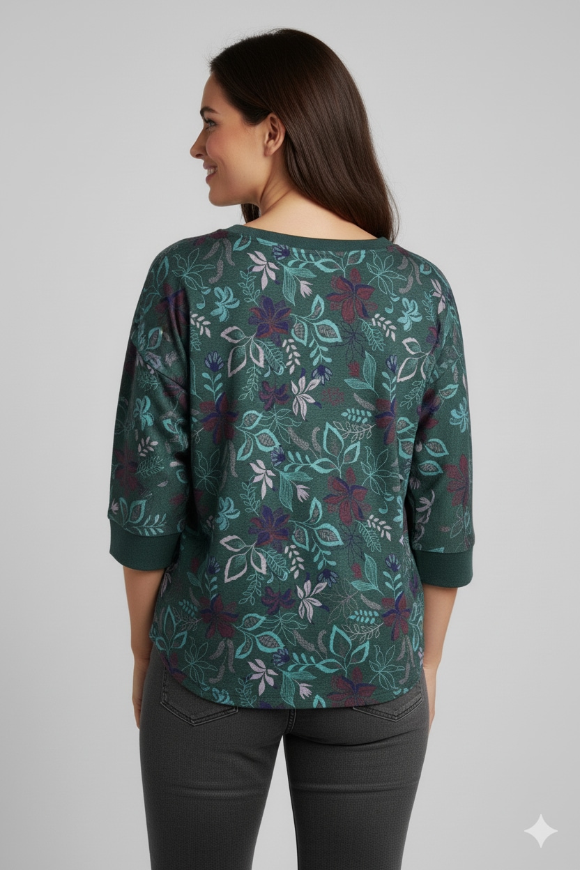 Ragwear 3/4-Arm-Shirt »SHIMONA FLOWERS O«