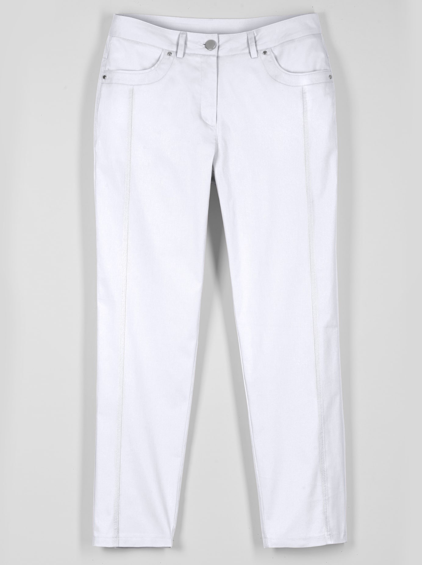 Inspirationen Damen 7/8-Jeans 1 Stk. tlg. in weiß, Größe 24