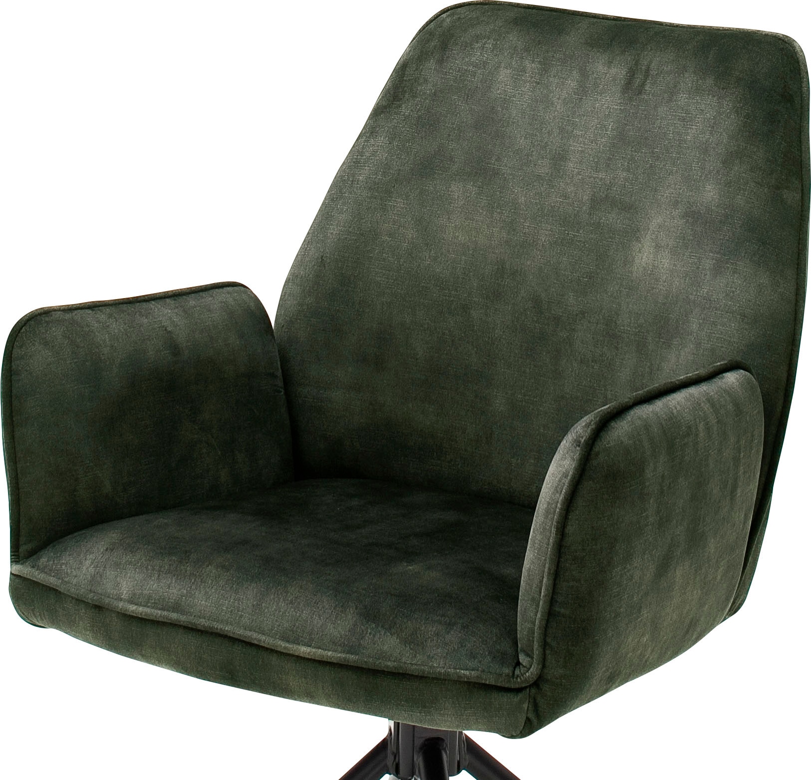 MCA furniture Esszimmerstuhl »Ottawa mit Armlehne« (Set) 2 Stk.Vintage Veloursoptik mit Keder, Stuhl belastbar bis 120 Kg