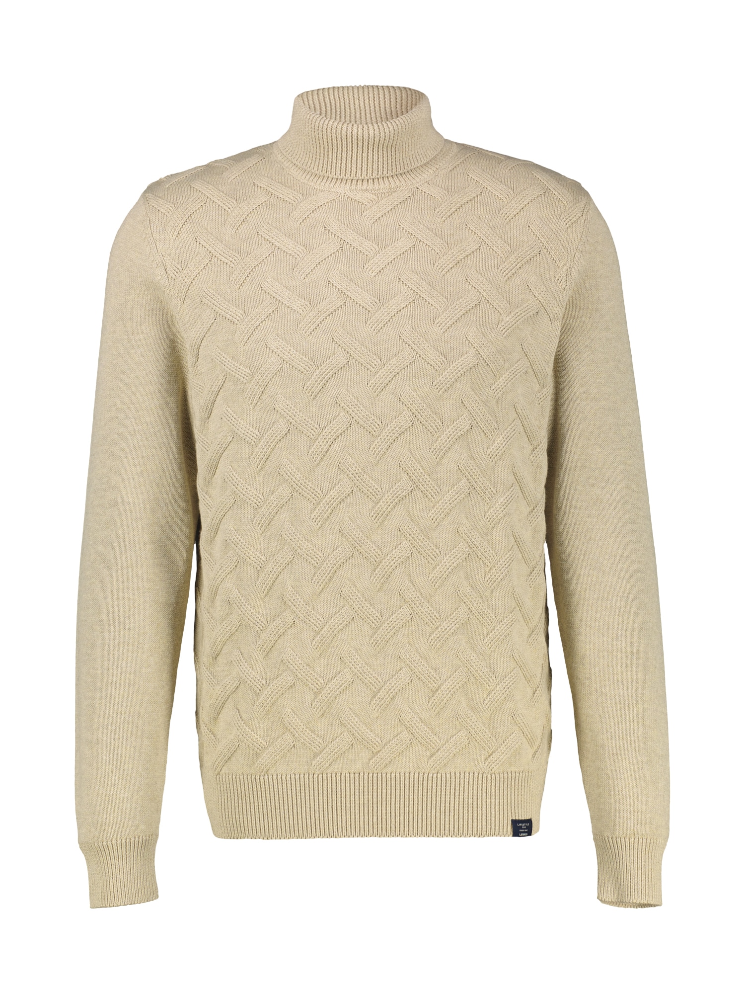 LERROS Rollkragenpullover »LERROS Stylischer Rollkragenpullover - modisch gemustert«