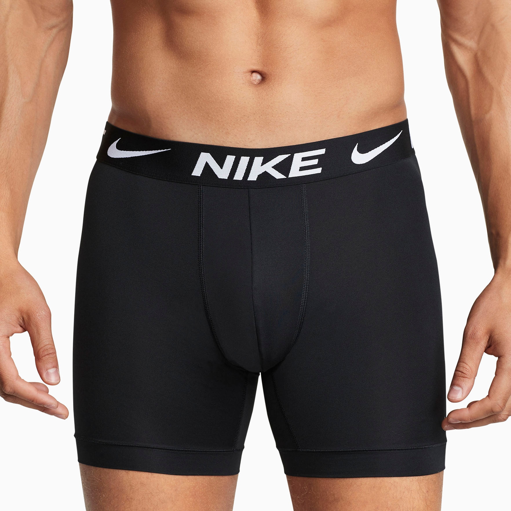 NIKE Underwear Boxer »BOXER BRIEF bei OTTO mit LONG 3PK«, Elastikbund Nike Logo-Schriftzug kaufen 3er-Pack), mit (Packung