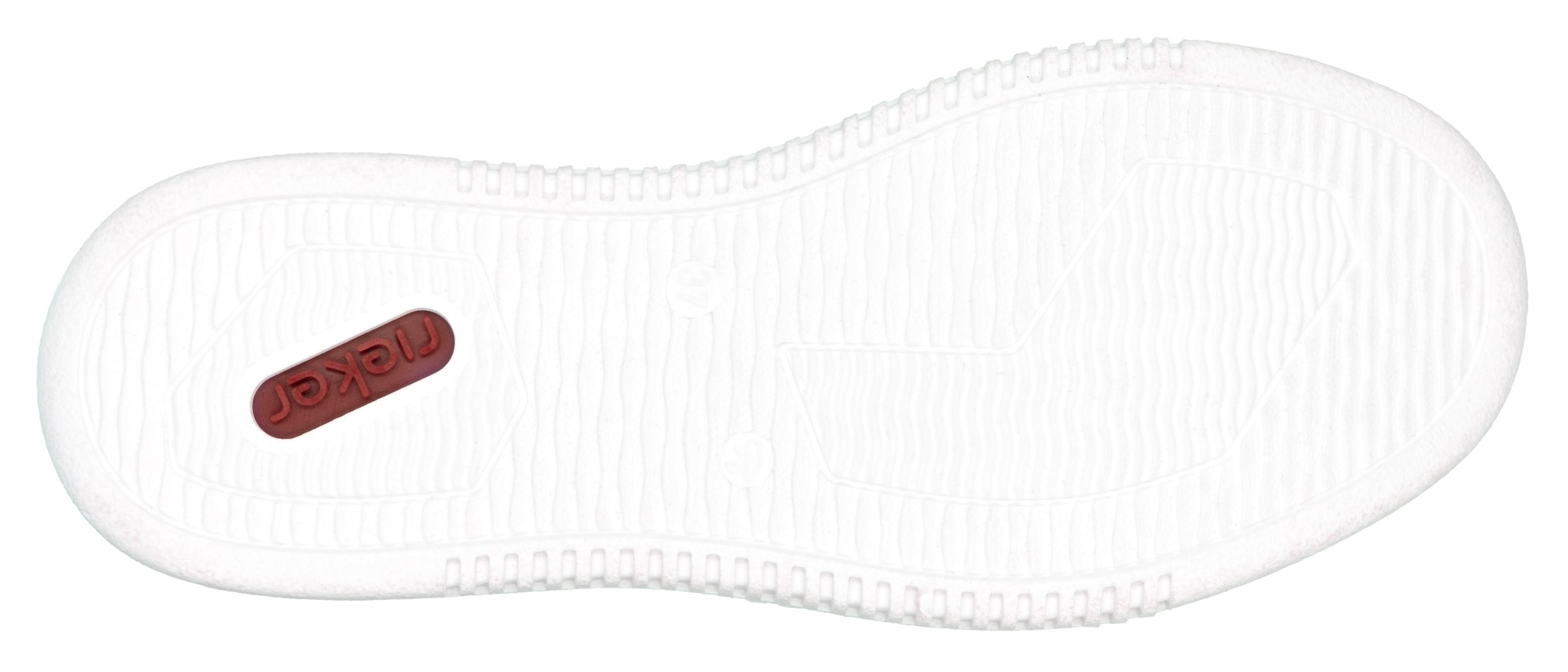 Rieker Plateausneaker, Keilsneaker, Schnürschuh, Halbschuh mit modischen Kontrastdetails