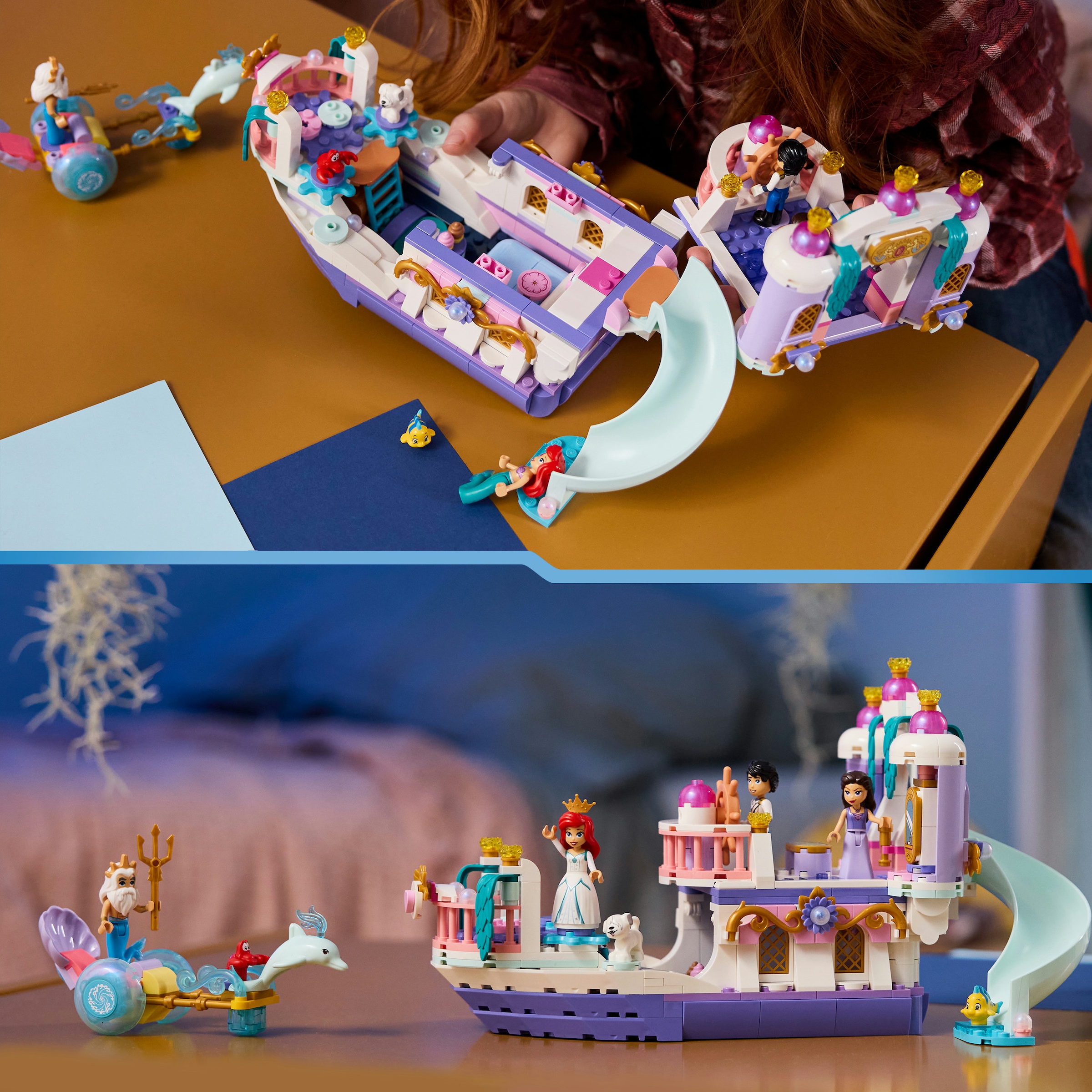 LEGO® Konstruktionsspielsteine »Arielles Königliches Hochzeitsboot (43299), LEGO Disney Princess« Made in Europe
