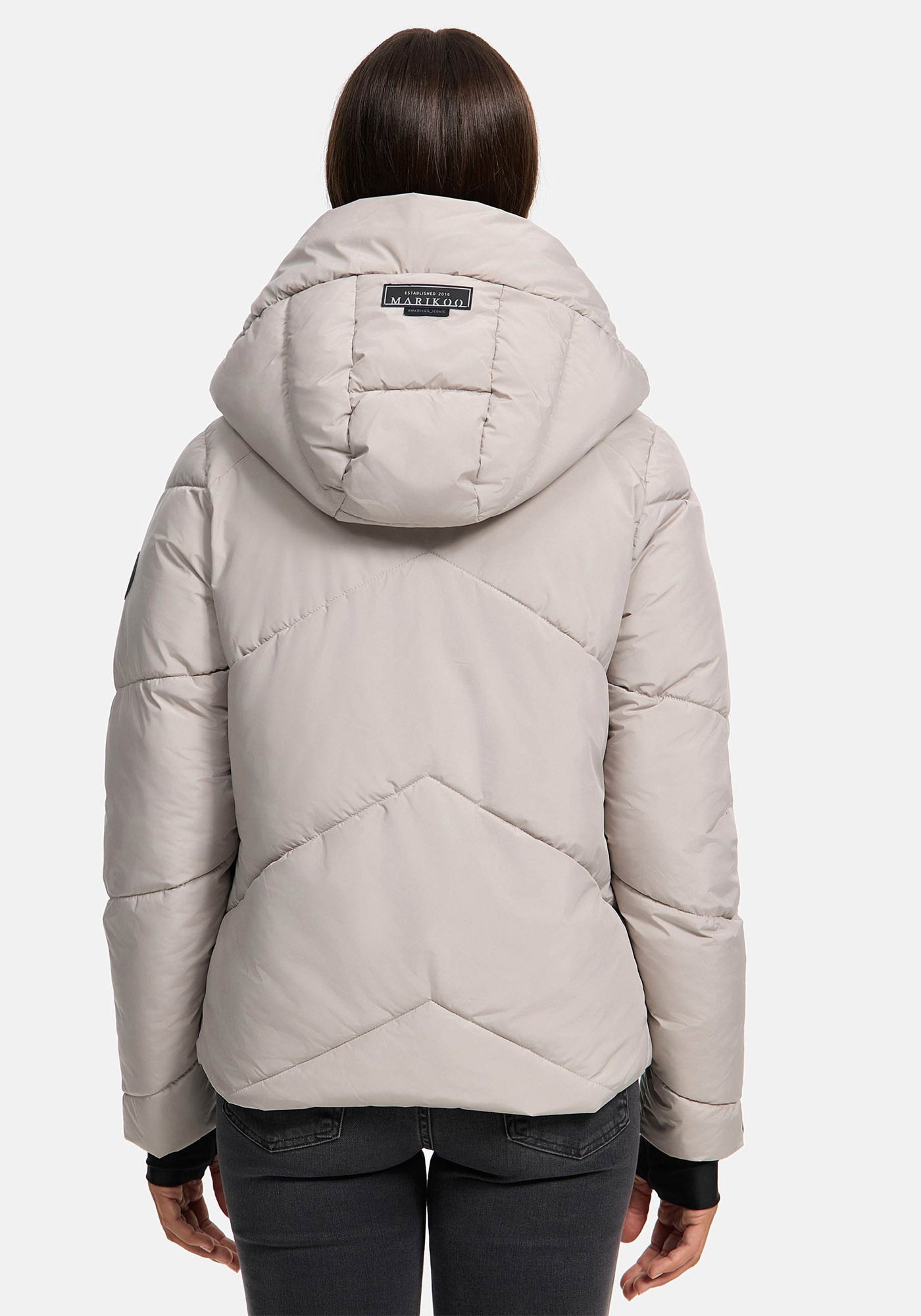 Marikoo Winterjacke »Marikoo Simaraa kurze Damen Winter Steppjacke N007«
