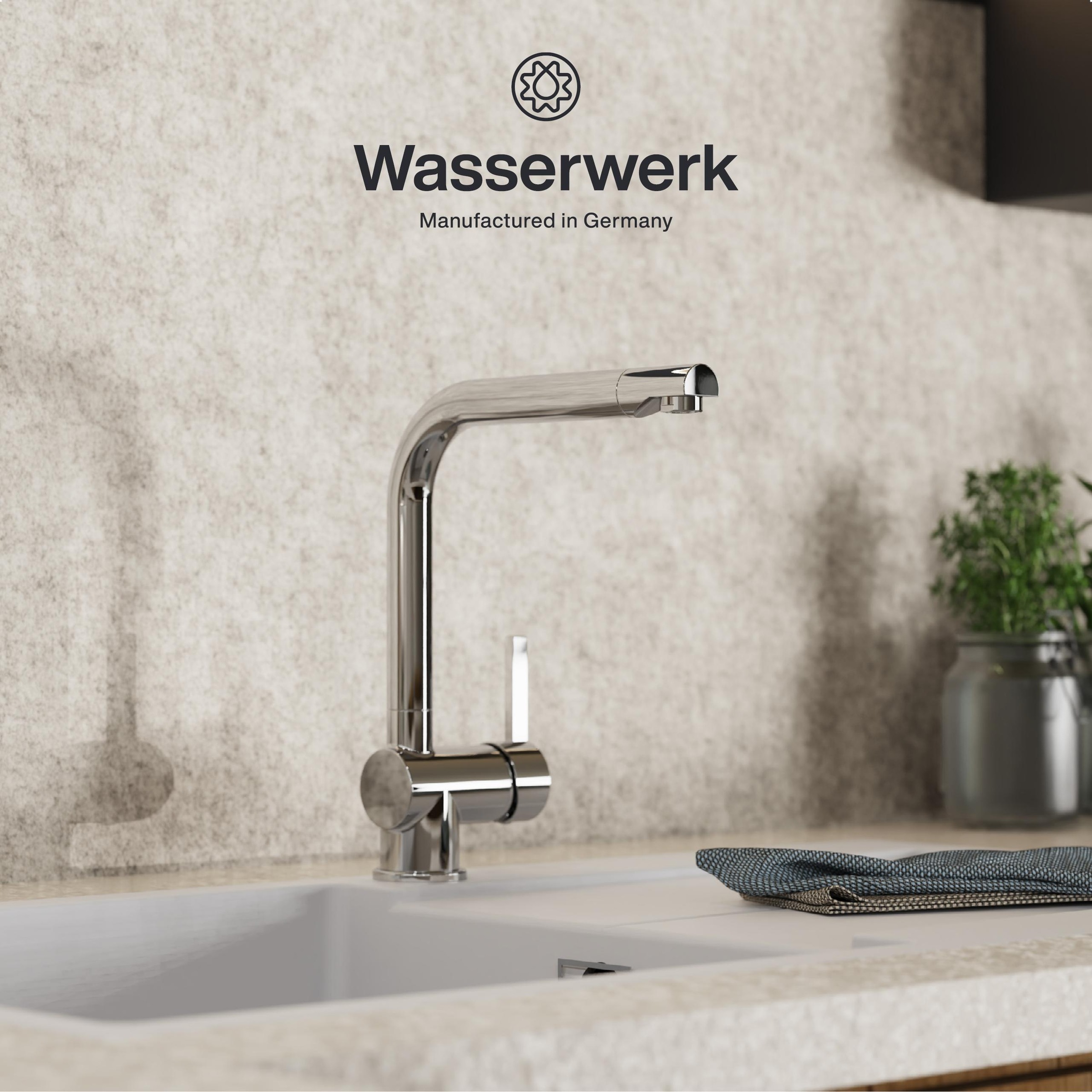WASSERWERK Spültischarmatur »WK 4, Wasserhahn, Küche, Einhebelmischer«