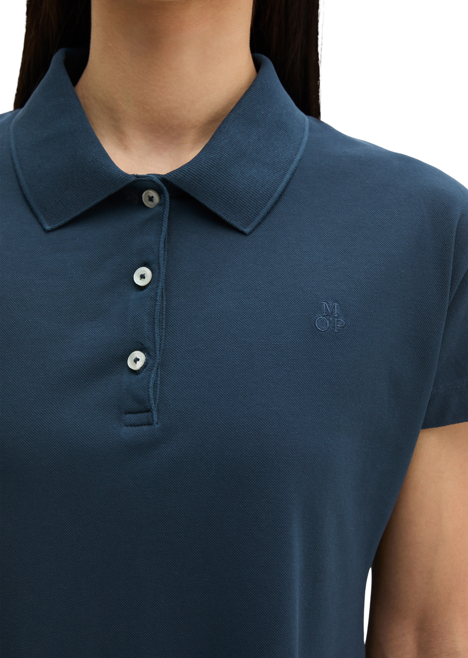 Marc O'Polo Polokleid Ohne Taschen regular aus Piqué-Jersey