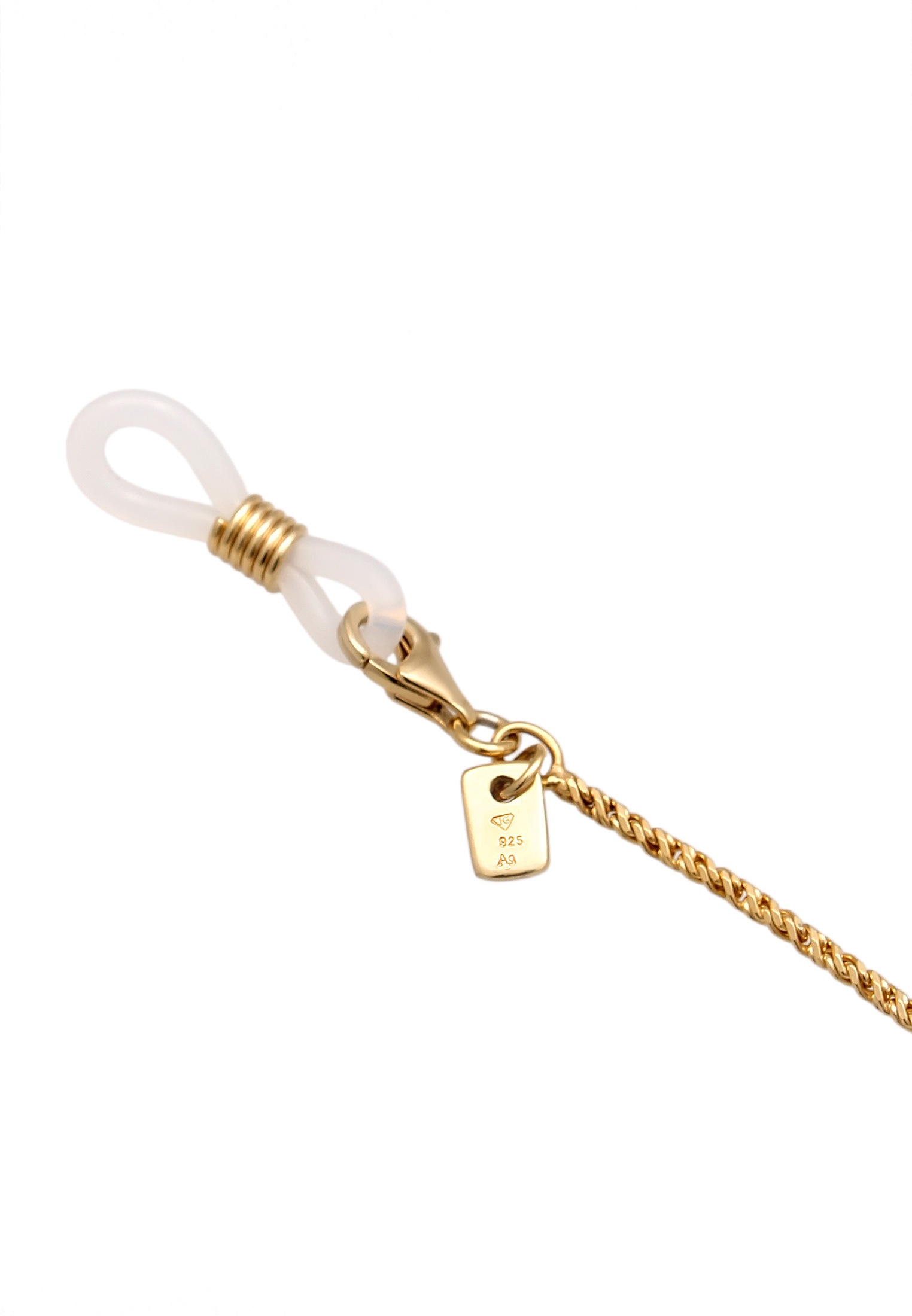 Kuzzoi Schmuckset »Schmuckzubehör Brillenkette Figaro Gliederkette 925 Sterling Silber«