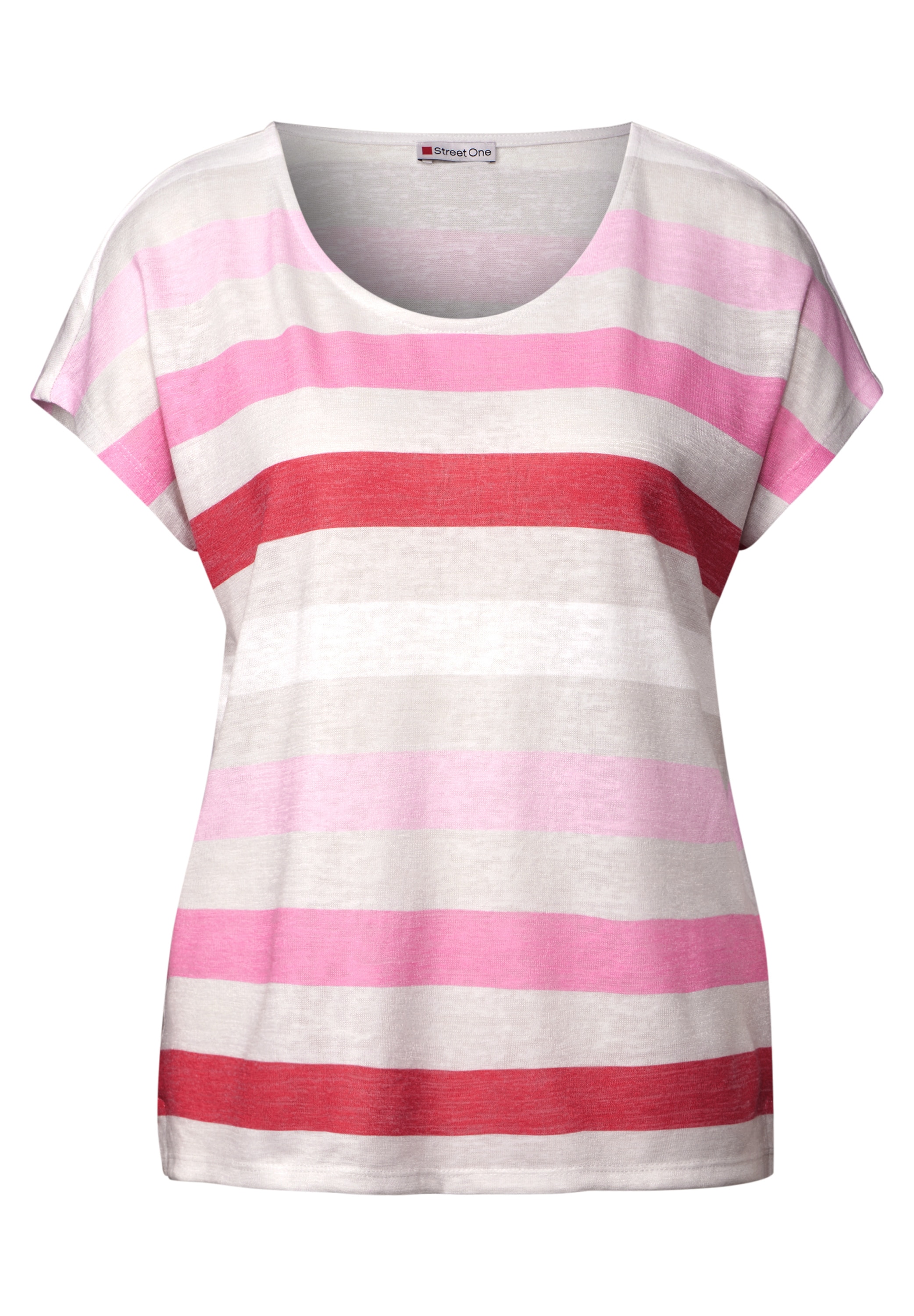 STREET ONE Shirttop, mit Streifenmuster