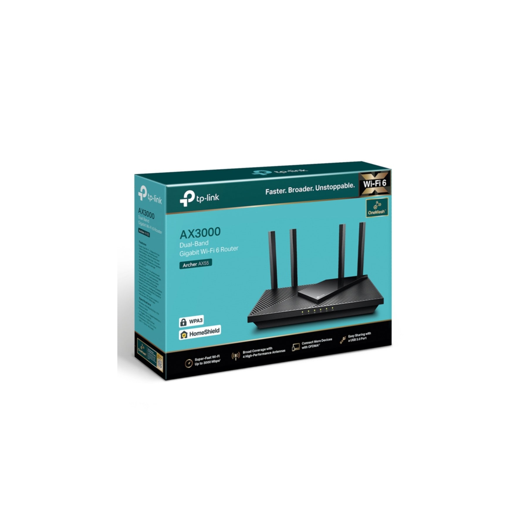 TP-Link WLAN-Router »AX3000 Dual Band Gigabit Wi-Fi 6 Router«