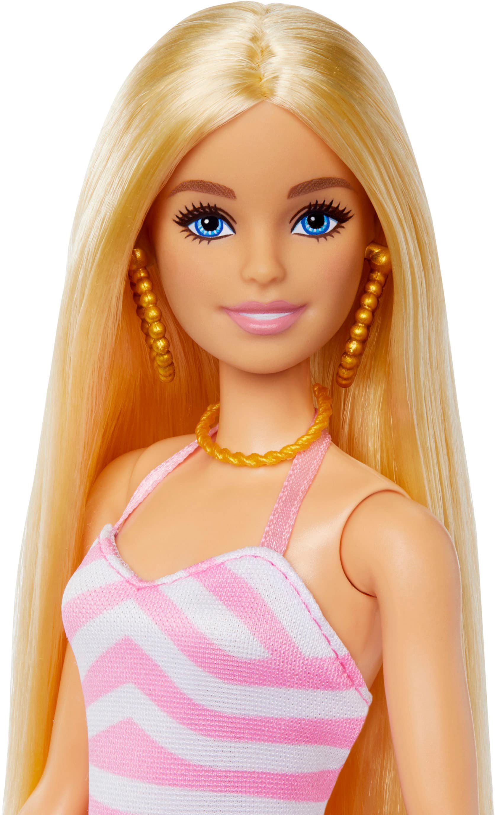 Barbie Anziehpuppe »Blonde mit Badeanzug und Strand-Accessoires«