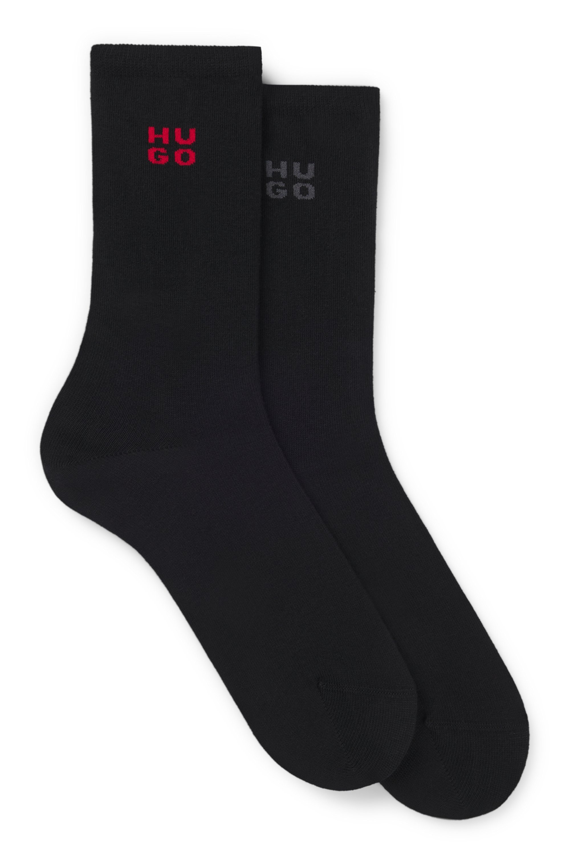 HUGO Underwear Socken »2P RS UNI LOGO CC« 2 Paar tlg. mit dezentem Logo, nahtlose Verarbeitung