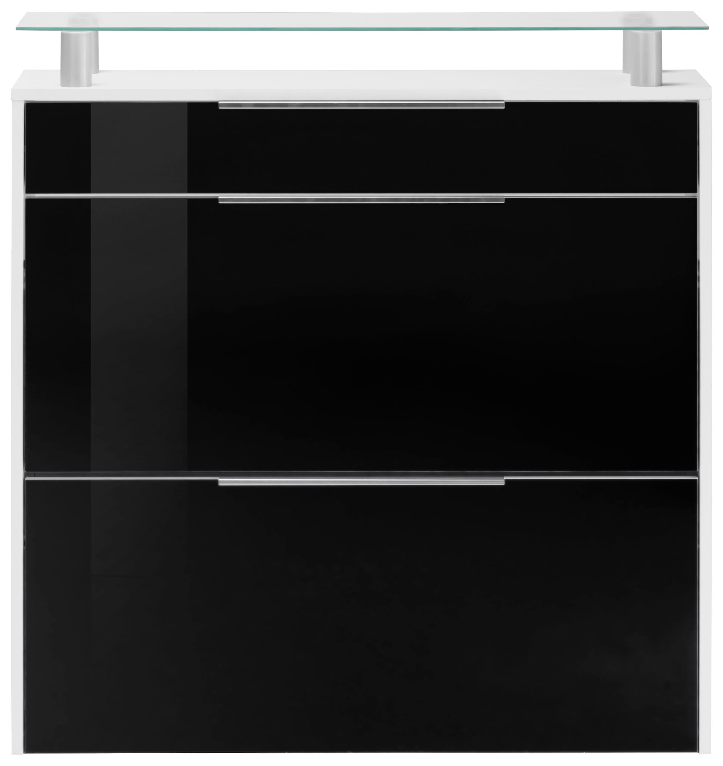 borchardt Möbel Schuhschrank »Oliva«, Breite 89 cm, hängend, mit 2 Doppeltrommel und 1 Schubkasten