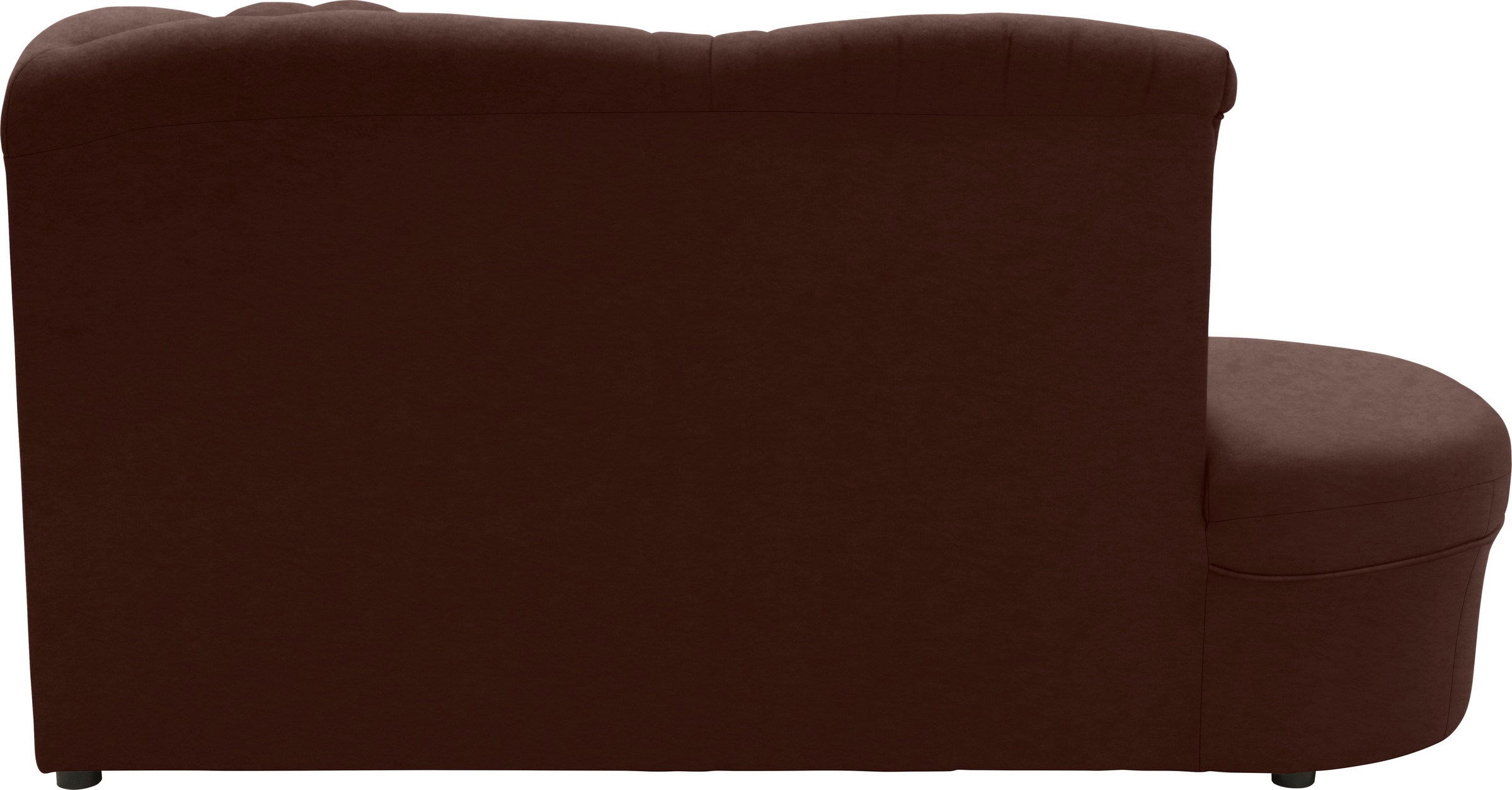DOMO collection Ecksofa »Faenza für kleine Räume, Stellmaße 232x176cm, komfortabel, L-Form« mit Ottomane, zeitlos, elegante Armlehnen, wahlweise mit Bettfunktion