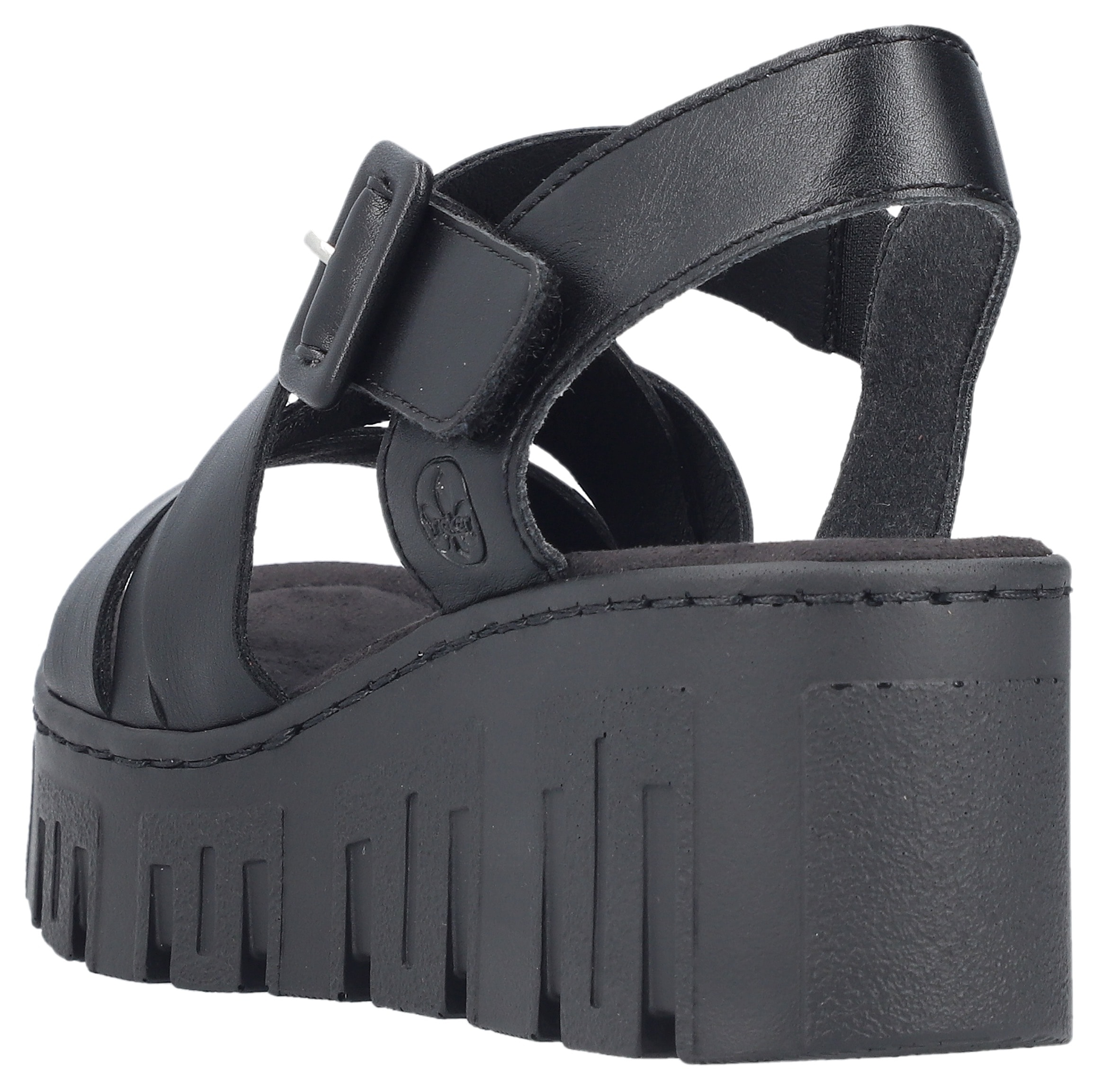 Rieker Plateausandaletten  Sommerschuh, Keilsandalette mit Klettverschluss