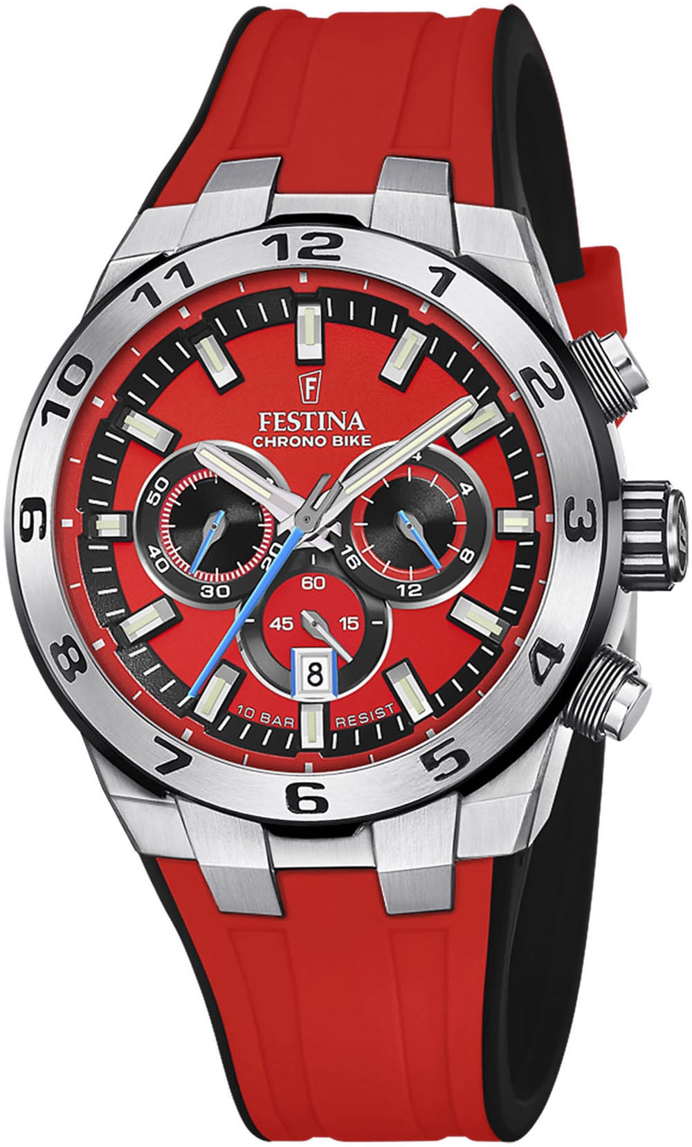 Festina Chronograph »Chrono Bike 2024«, Armbanduhr, Quarzuhr, Herrenuhr, Stoppfunktion