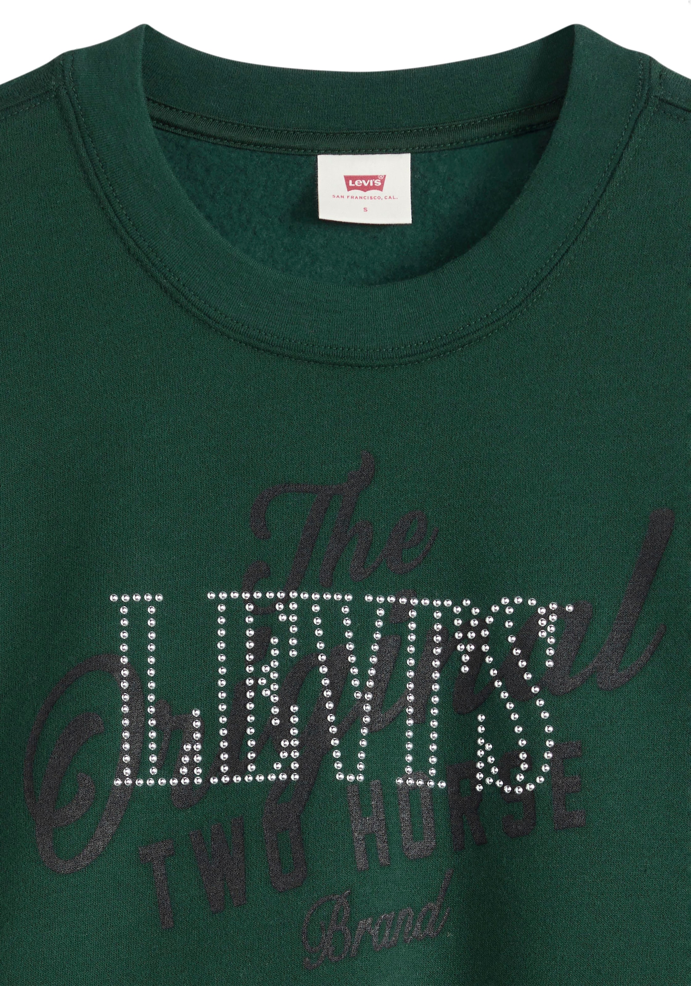Levi's® Sweatshirt »GR EVERYDAY CREW 2.0«, Glitzerdetails im Vorderteil
