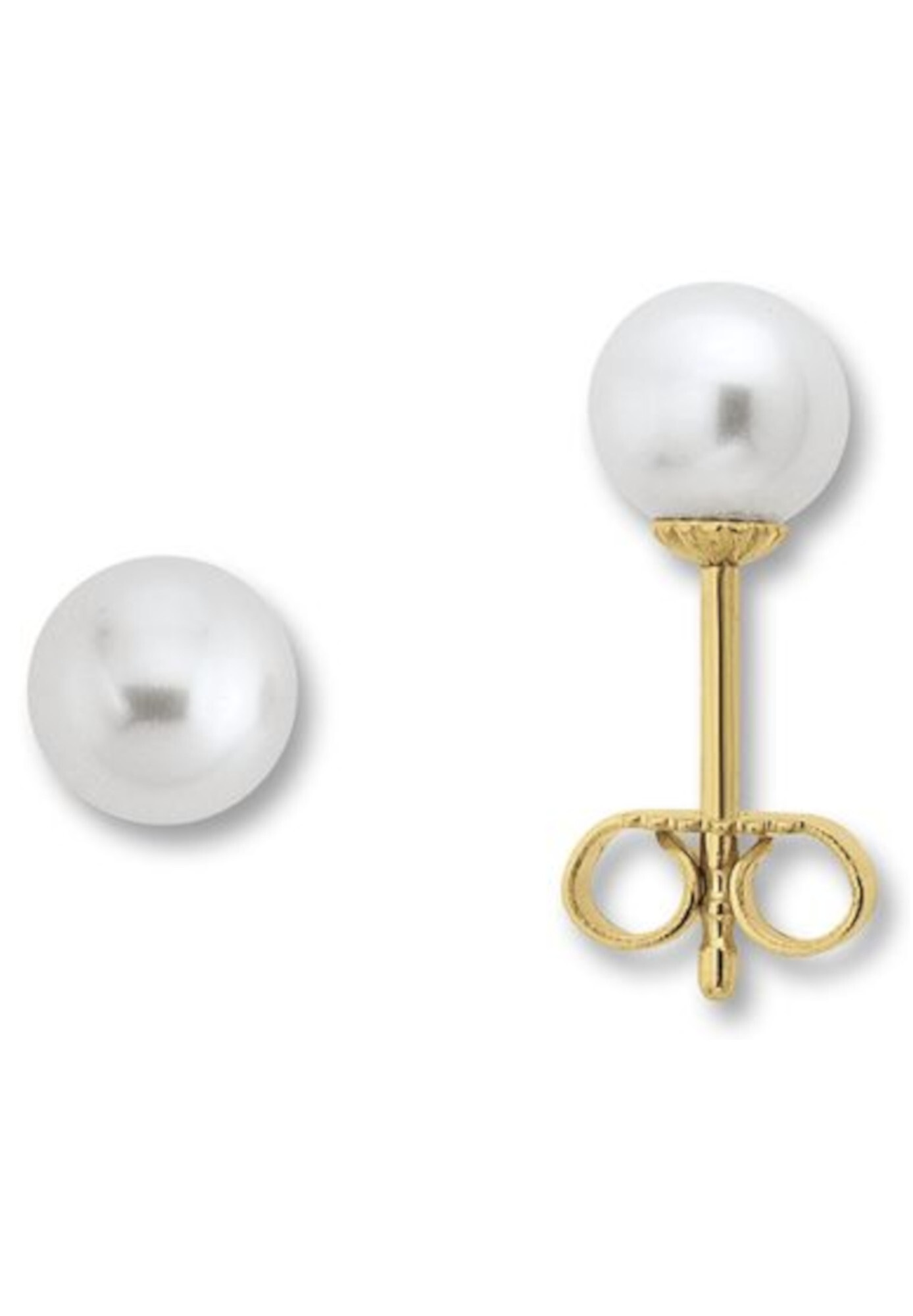 ONE ELEMENT Paar Ohrstecker »Ohrringe  Ohrstecker aus 585 Gelbgold«