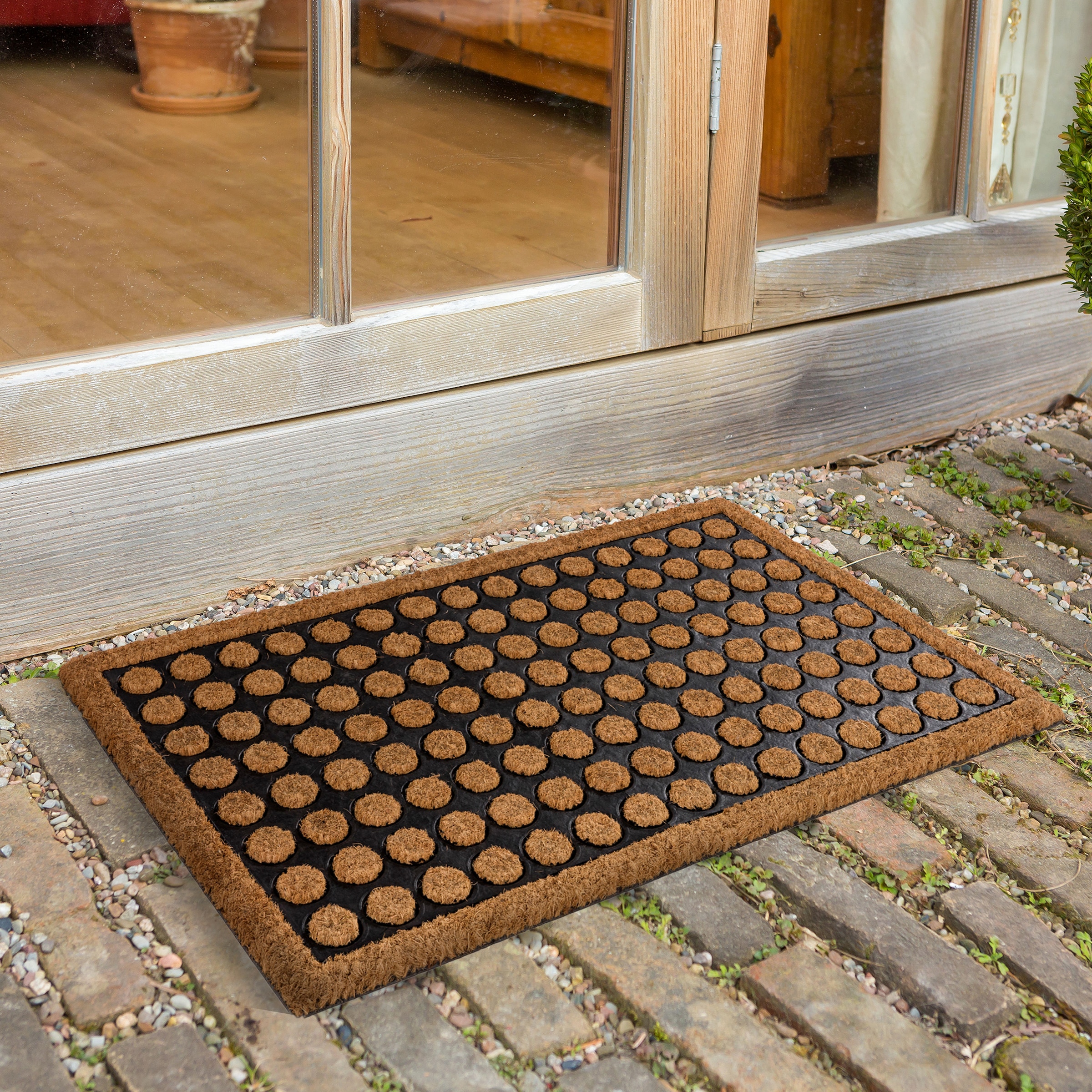 ASTRA Fußmatte »Coco Home 1«, rechteckig, 16 mm Höhe, Kokos, Türmatte, Hoch Tief Struktur, wetterfest, rutschfest
