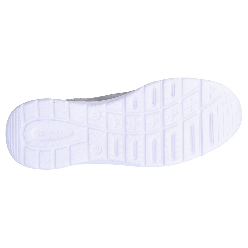 Rieker Slip-On Sneaker, mit weißer Laufsohle