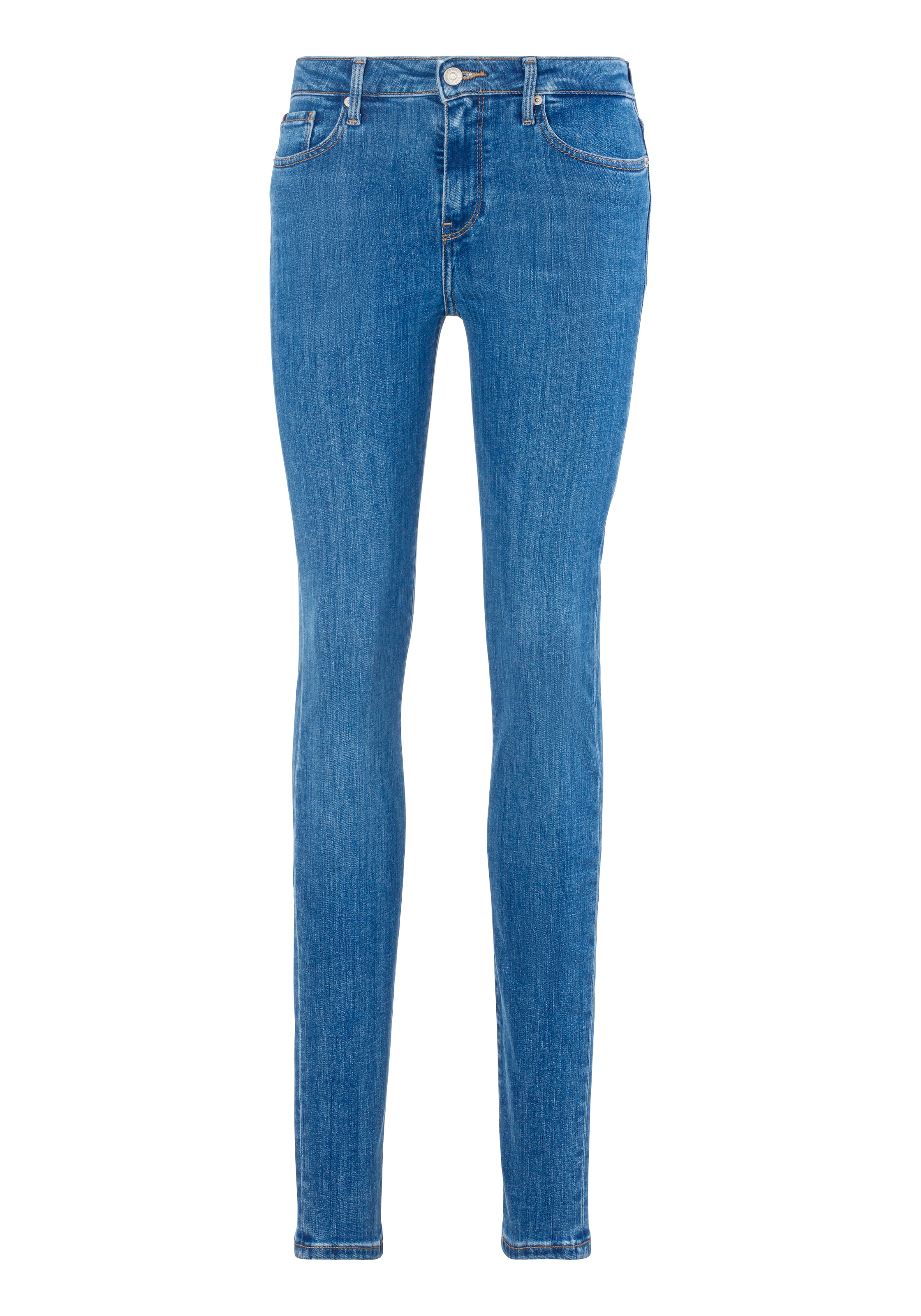 Tommy Hilfiger Skinny-fit-Jeans »HERITAGE COMO SKINNY RW«, (TH FLEX COMO SKINNY RW), mit Tommy Hilfiger Logo-Badge