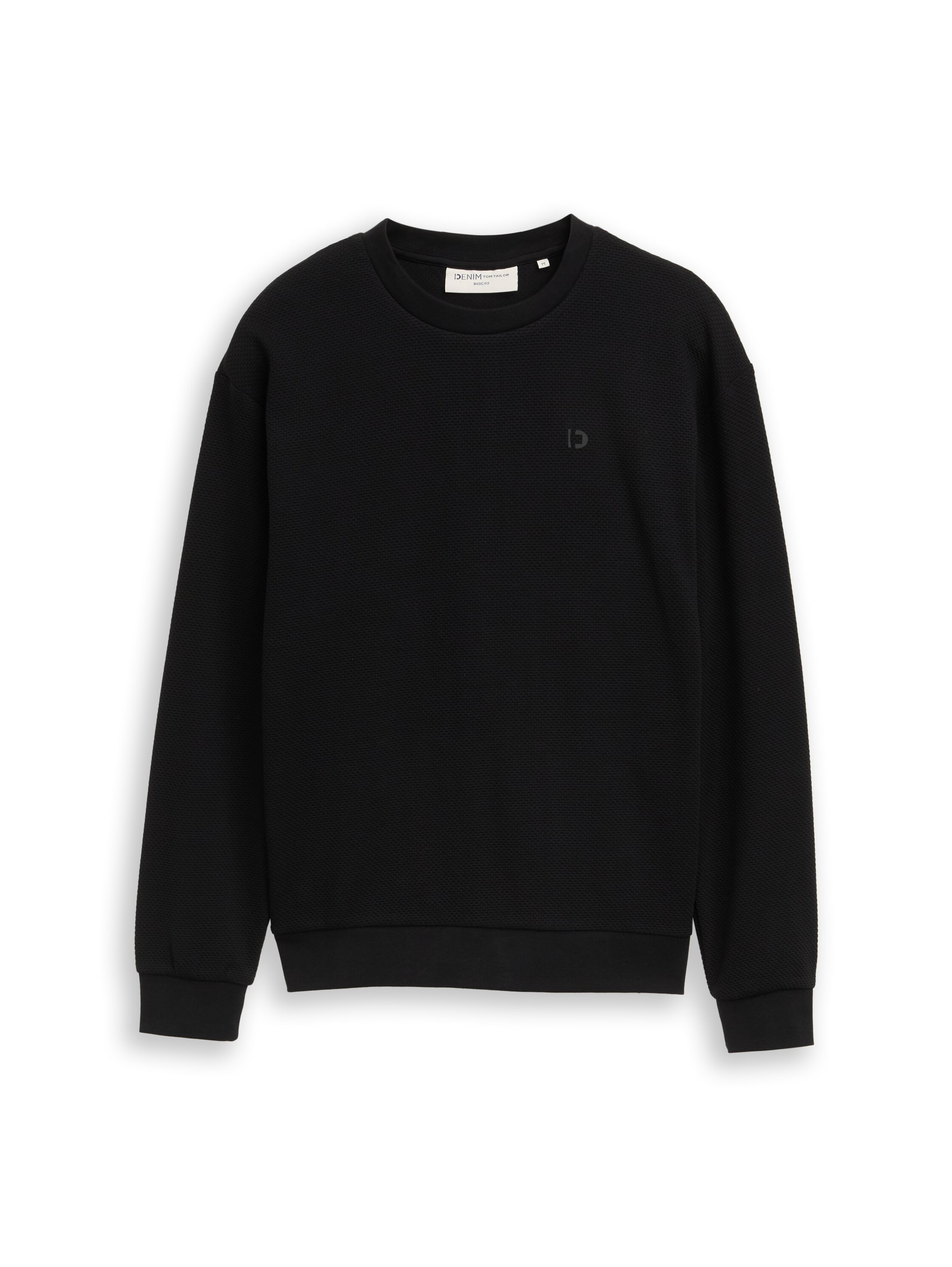 TOM TAILOR Denim Sweatshirt , mit Logo Stickerei
