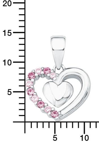 Prinzessin Lillifee Herzkette mit Zirkonia »2017951«, kaufen bei OTTO