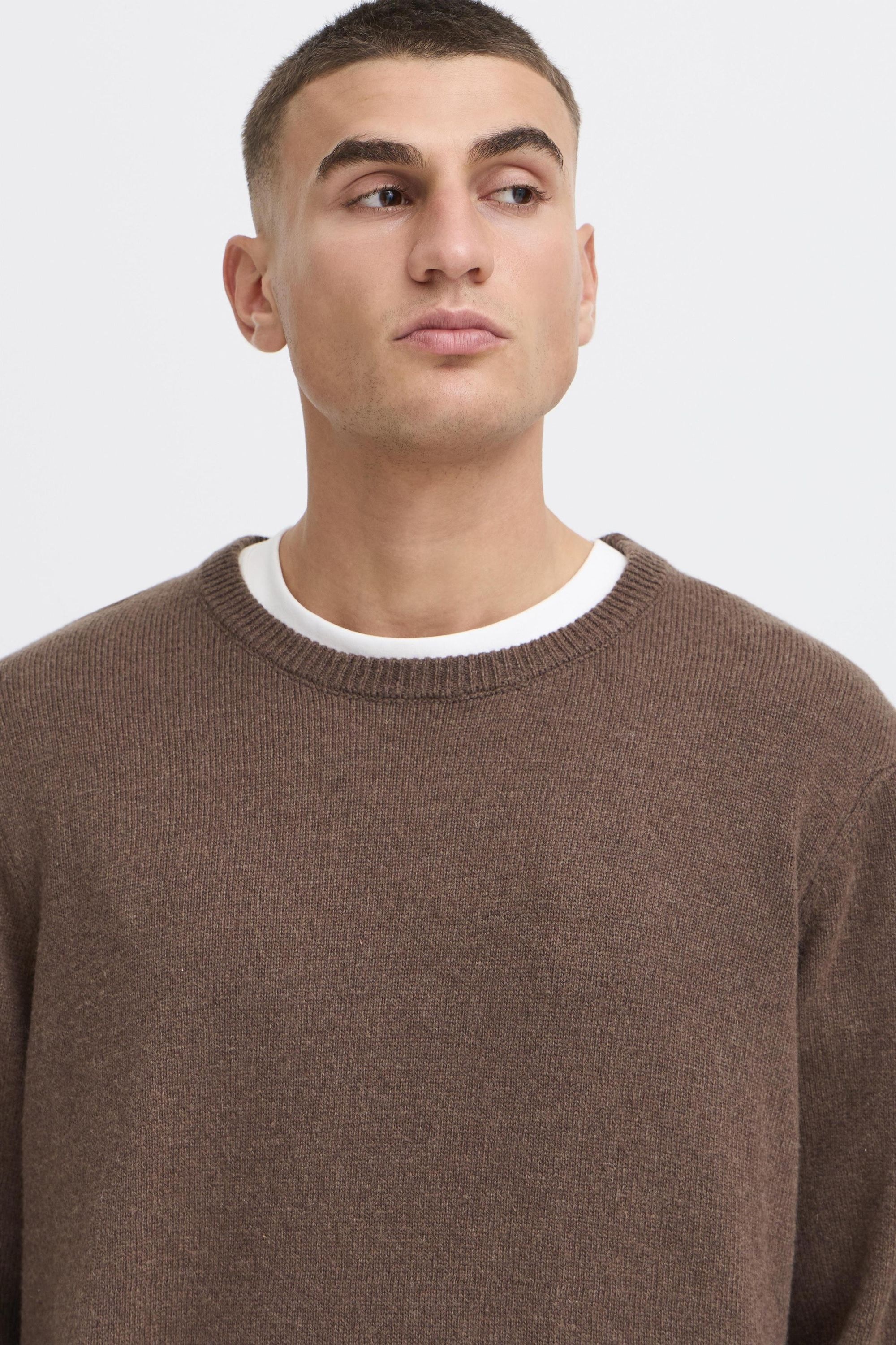 !Solid Strickfleece-Pullover »Strickpullover SDRICK«