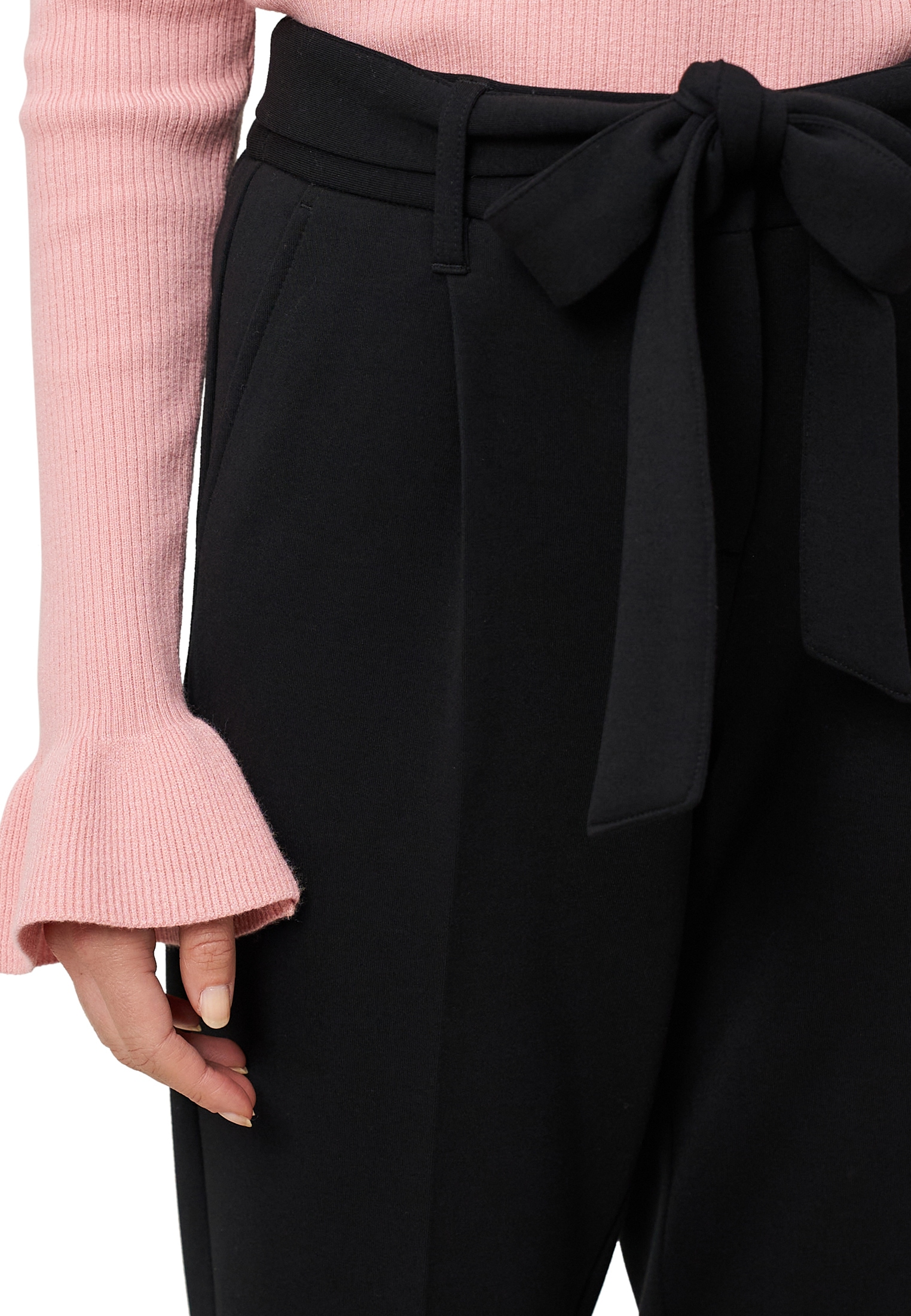 Zero Stoffhose »Stoffhose mit Bindegürtel 28 Inch«