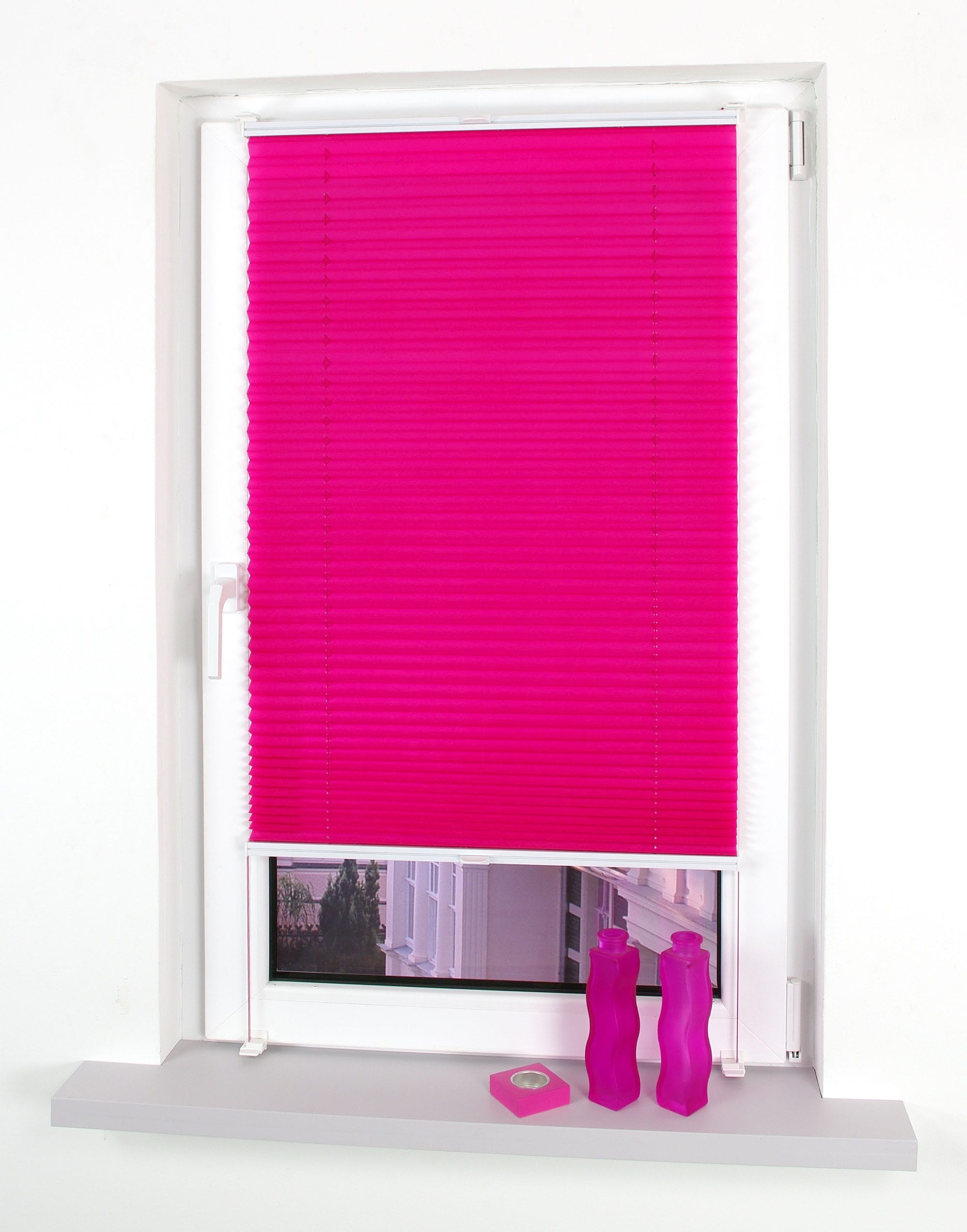 Liedeco Plissee »Klemmfix Plissee YOUNG COLOURS« Lichtschutz ohne Bohren in Führungsschienen